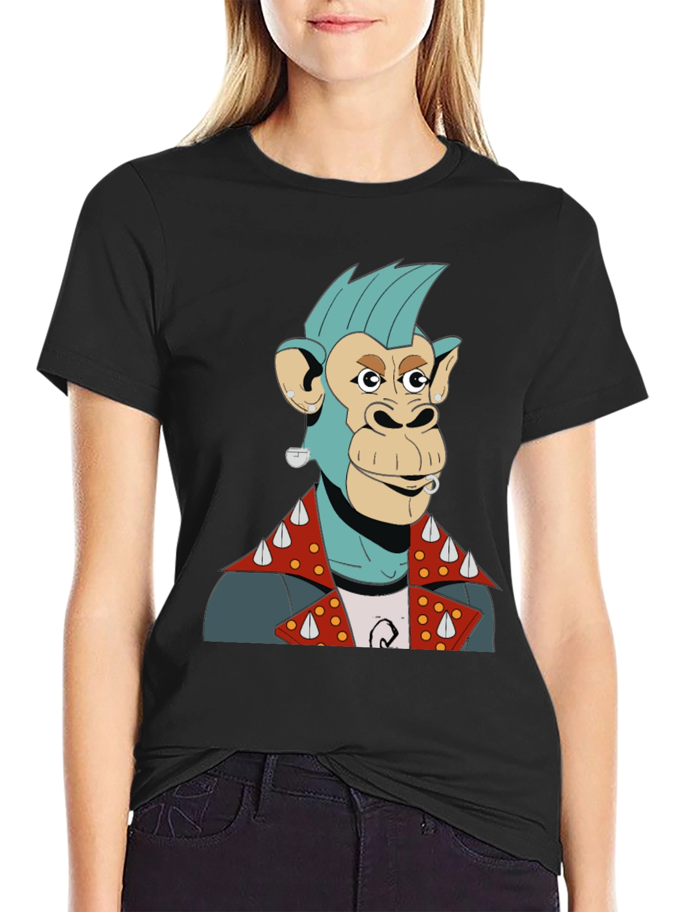 Punk Ape Graphic T-Shirt - Edgy Streetwear