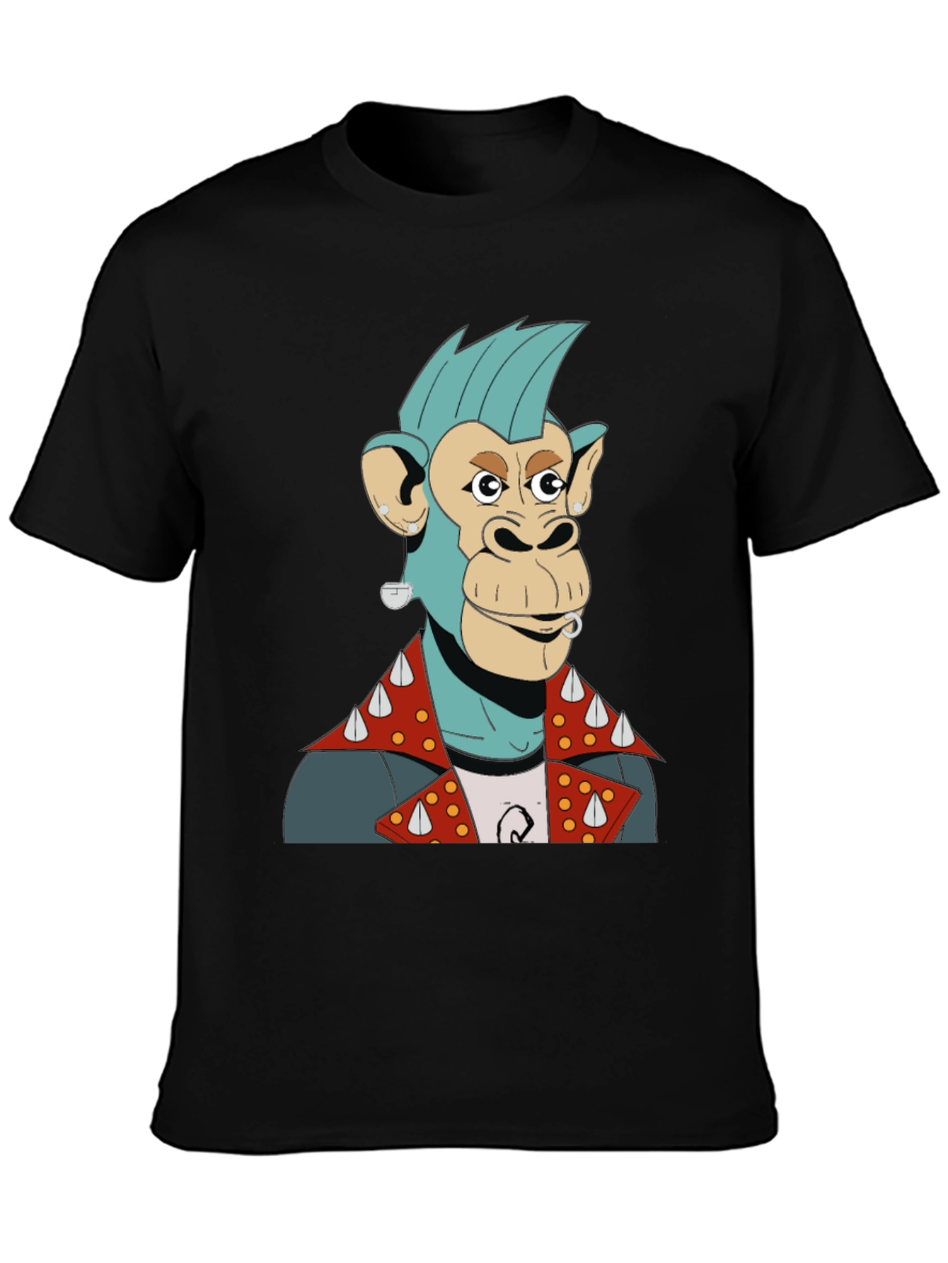 Punk Ape Graphic T-Shirt - Edgy Streetwear