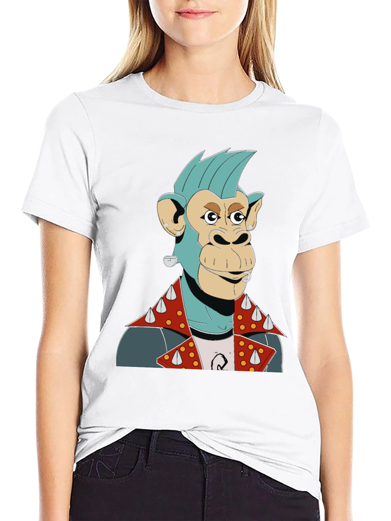 Punk Ape Graphic T-Shirt - Edgy Streetwear