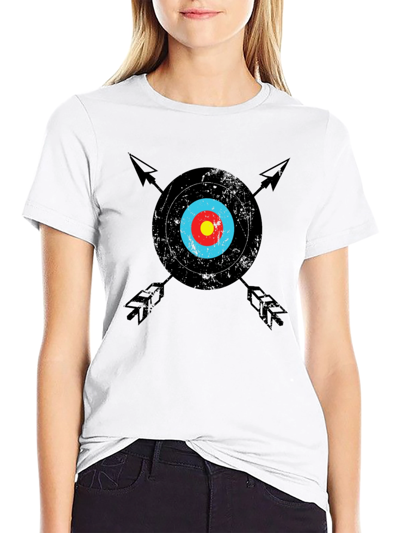 Archery Target Graphic Tee - Classic Black T-Shirt