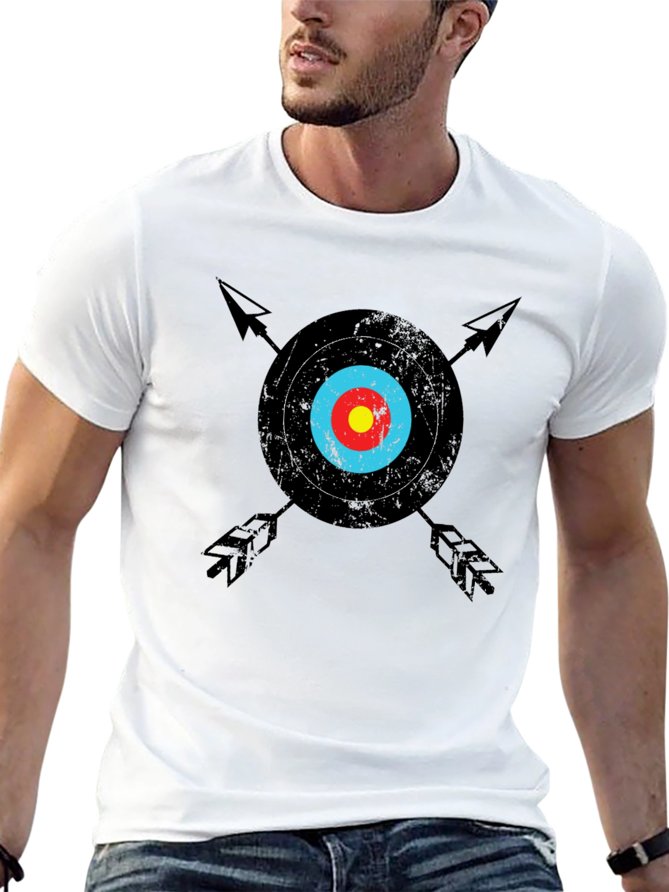 Archery Target Graphic Tee - Classic Black T-Shirt