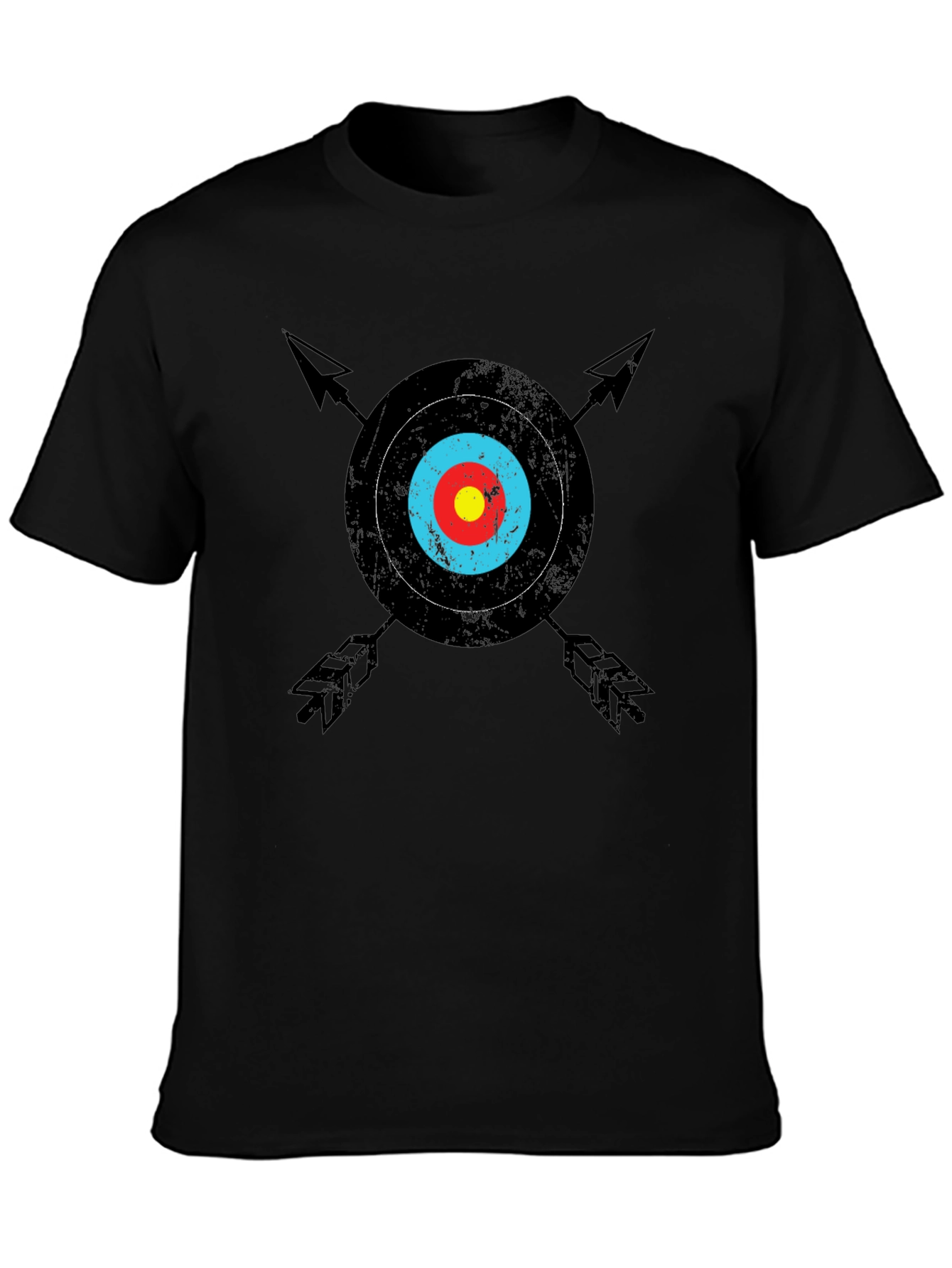 Archery Target Graphic Tee - Classic Black T-Shirt