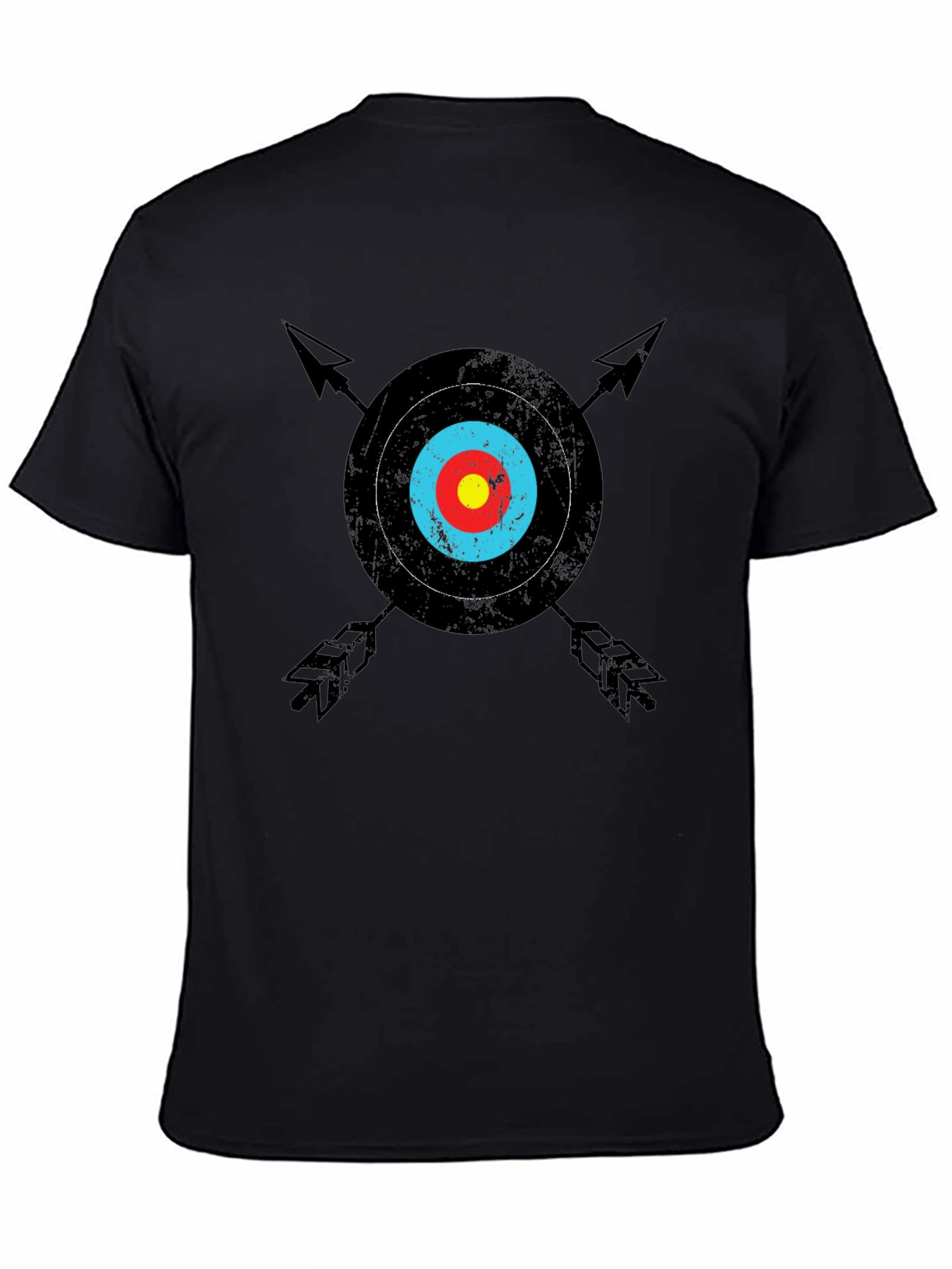 Archery Target Graphic Tee - Classic Black T-Shirt