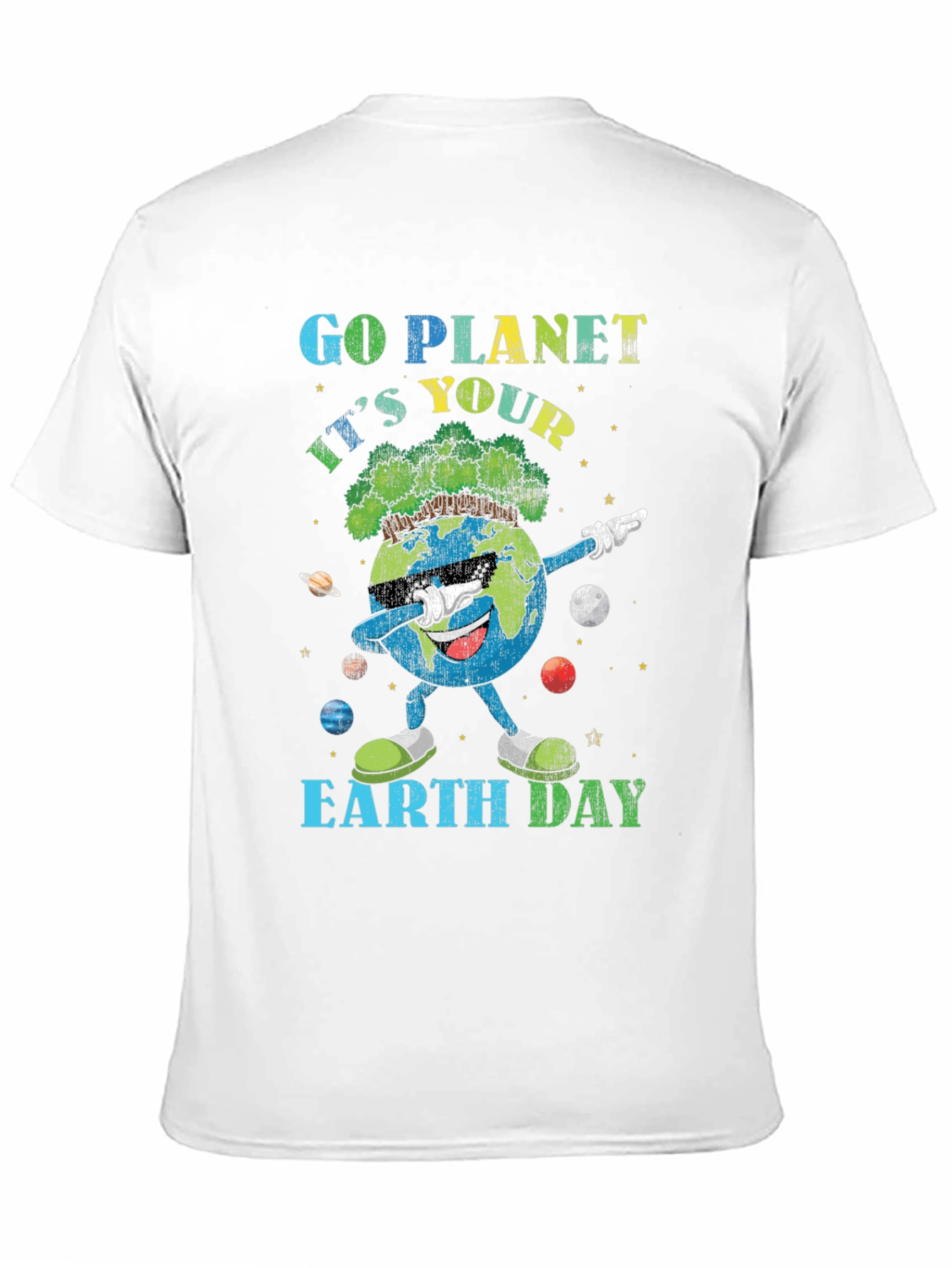 Go Planet Earth Day Graphic T-Shirt