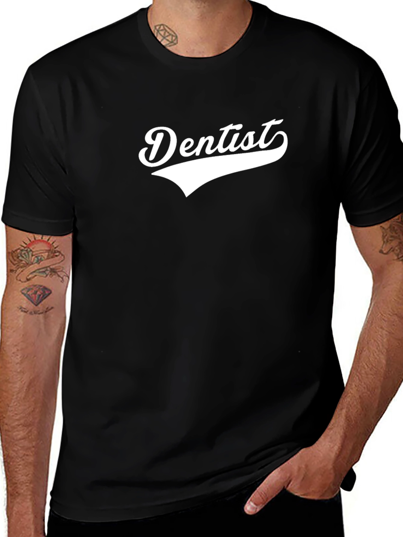 Dentist T-Shirt - Classic Baseball Style Tee