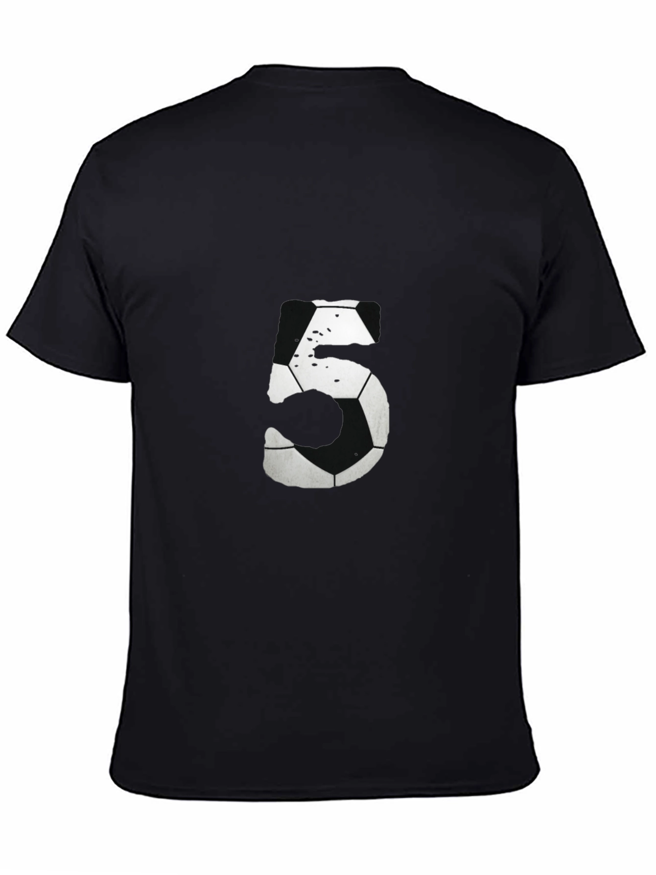 Soccer Ball Number 5 Graphic Tee