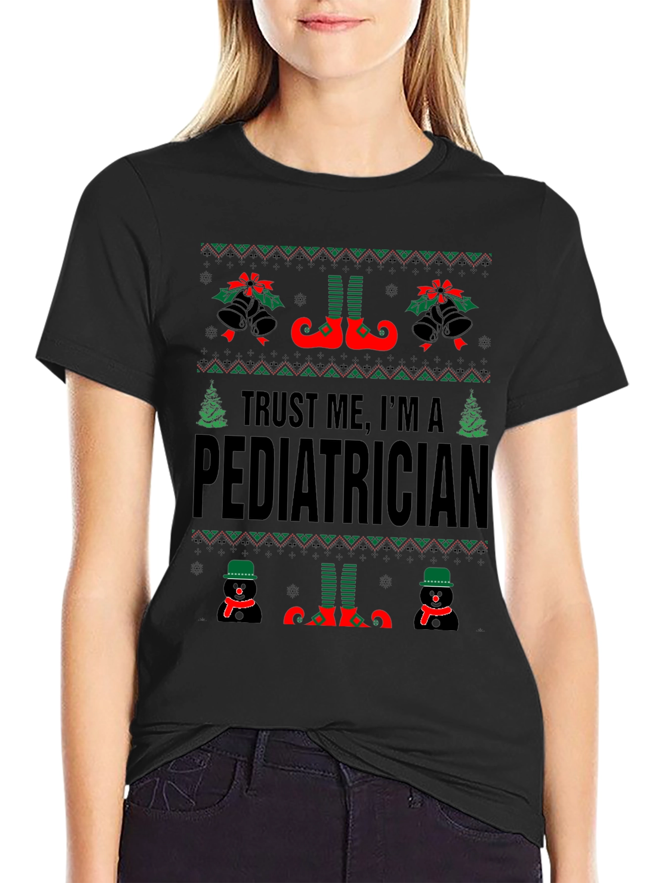 Trust Me Im A Pediatrician Christmas T-Shirt