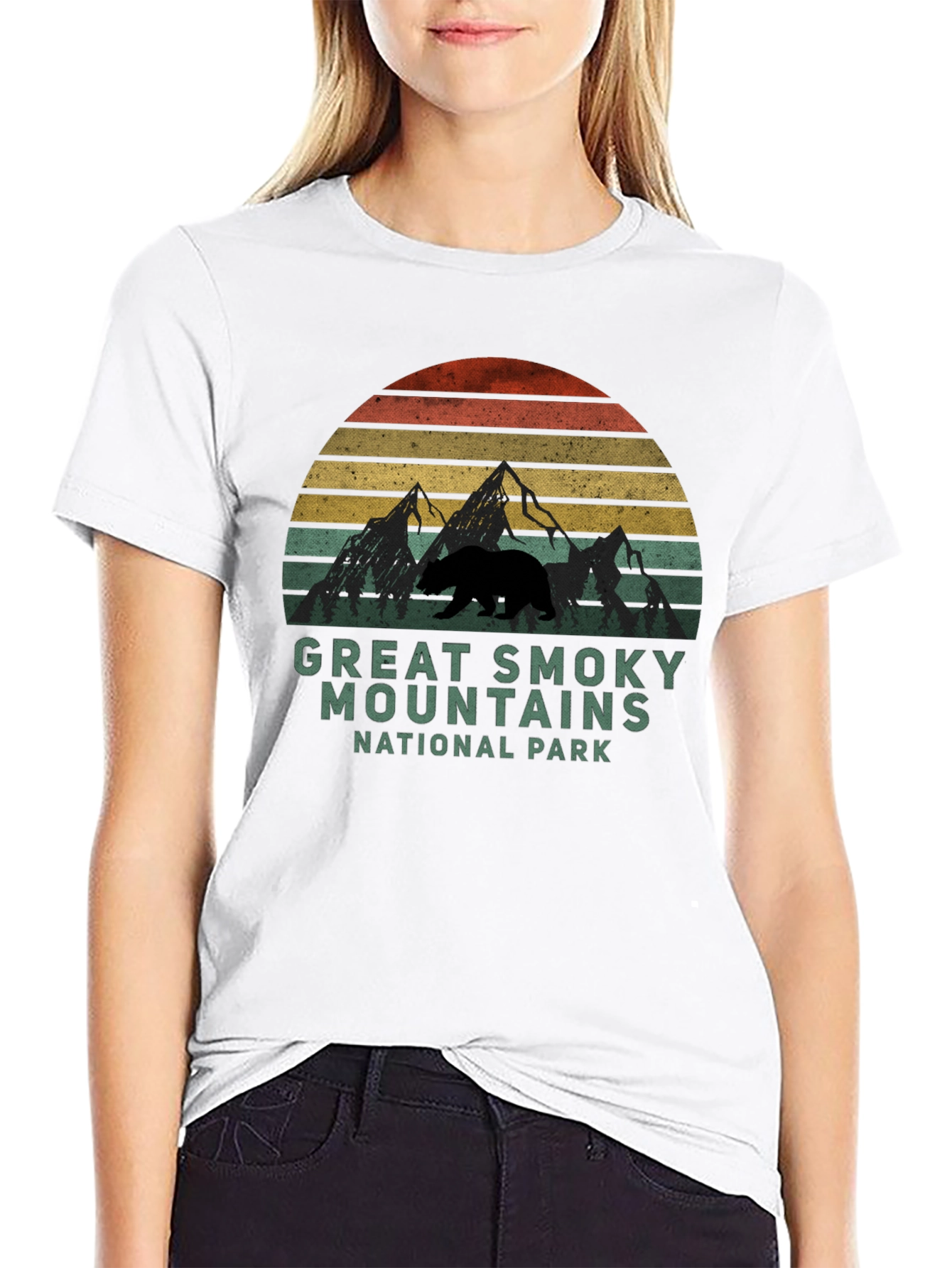 Great Smoky Mountains National Park Black T-Shirt