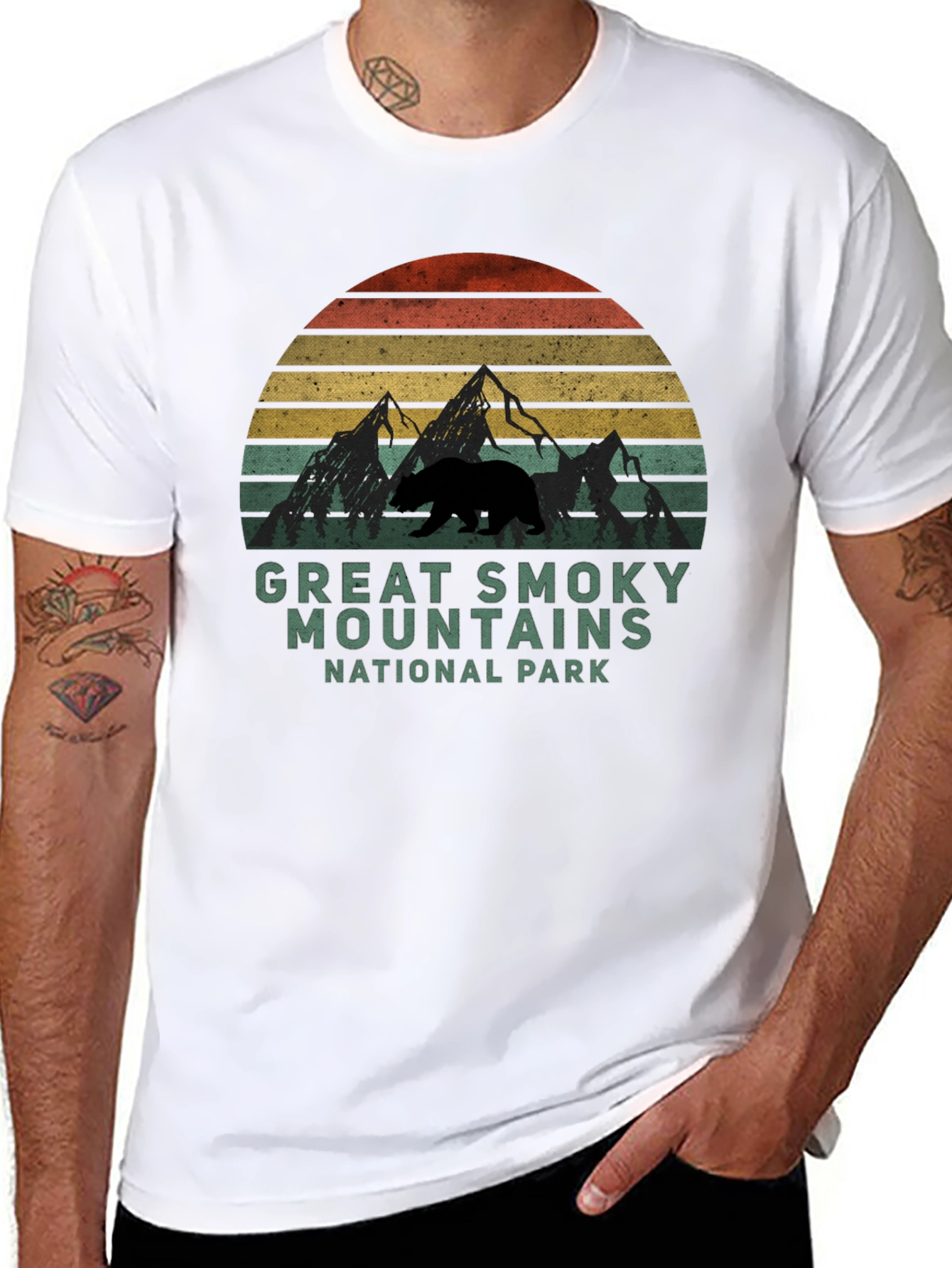 Great Smoky Mountains National Park Black T-Shirt