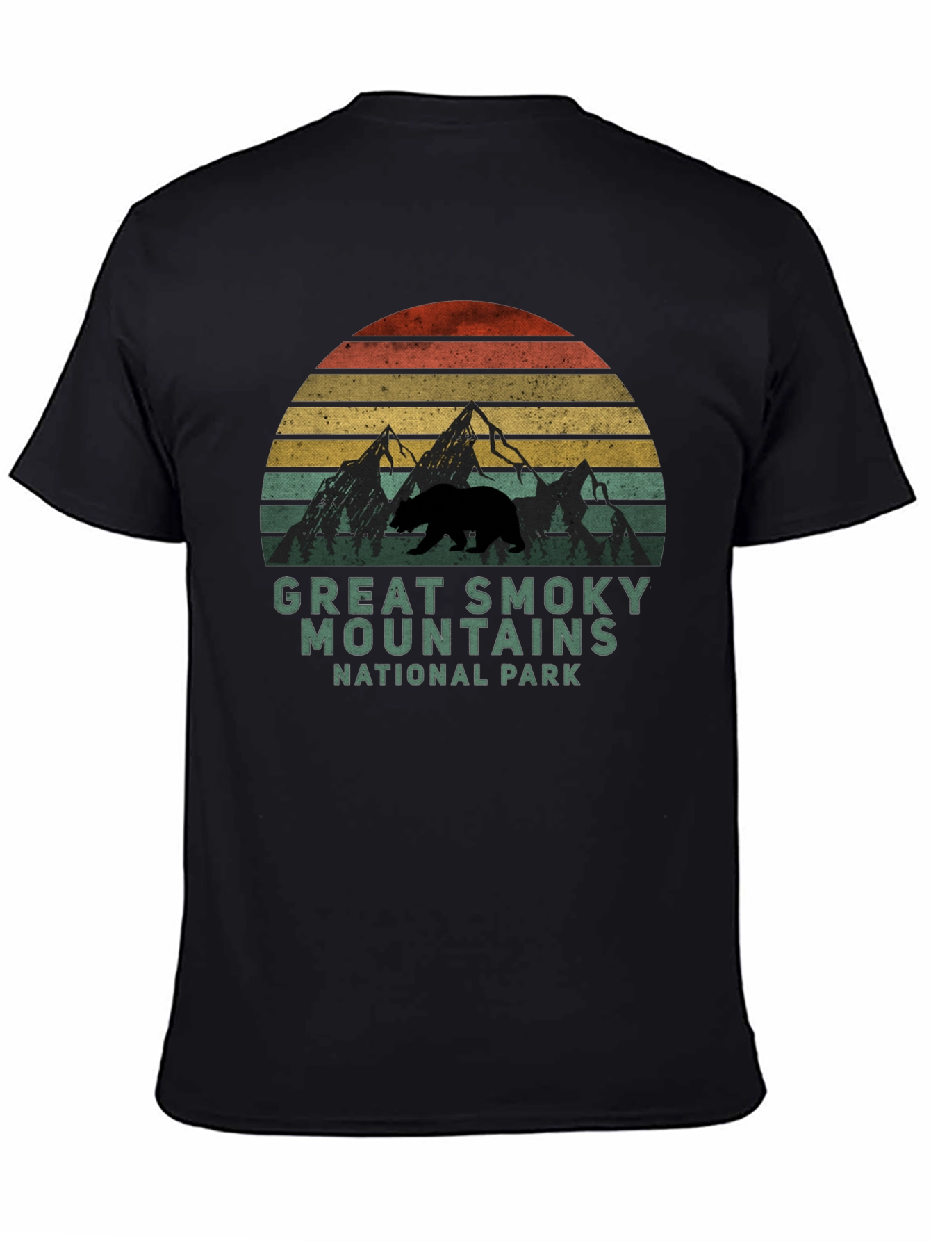 Great Smoky Mountains National Park Black T-Shirt