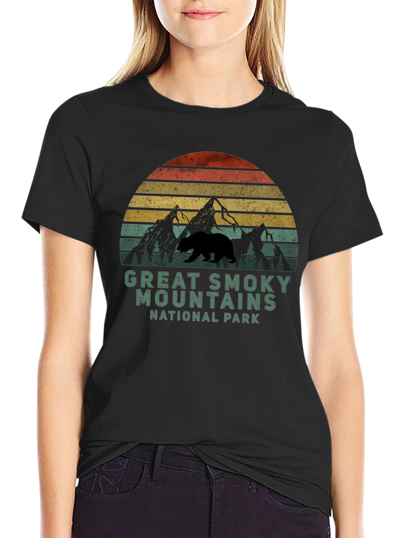 Great Smoky Mountains National Park Black T-Shirt