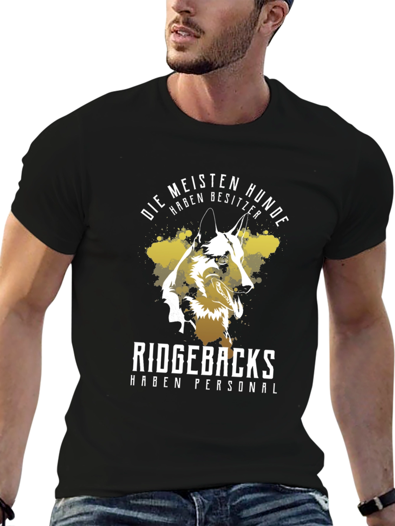 Dog Lover T-Shirt: Ridgebacks Have Staff