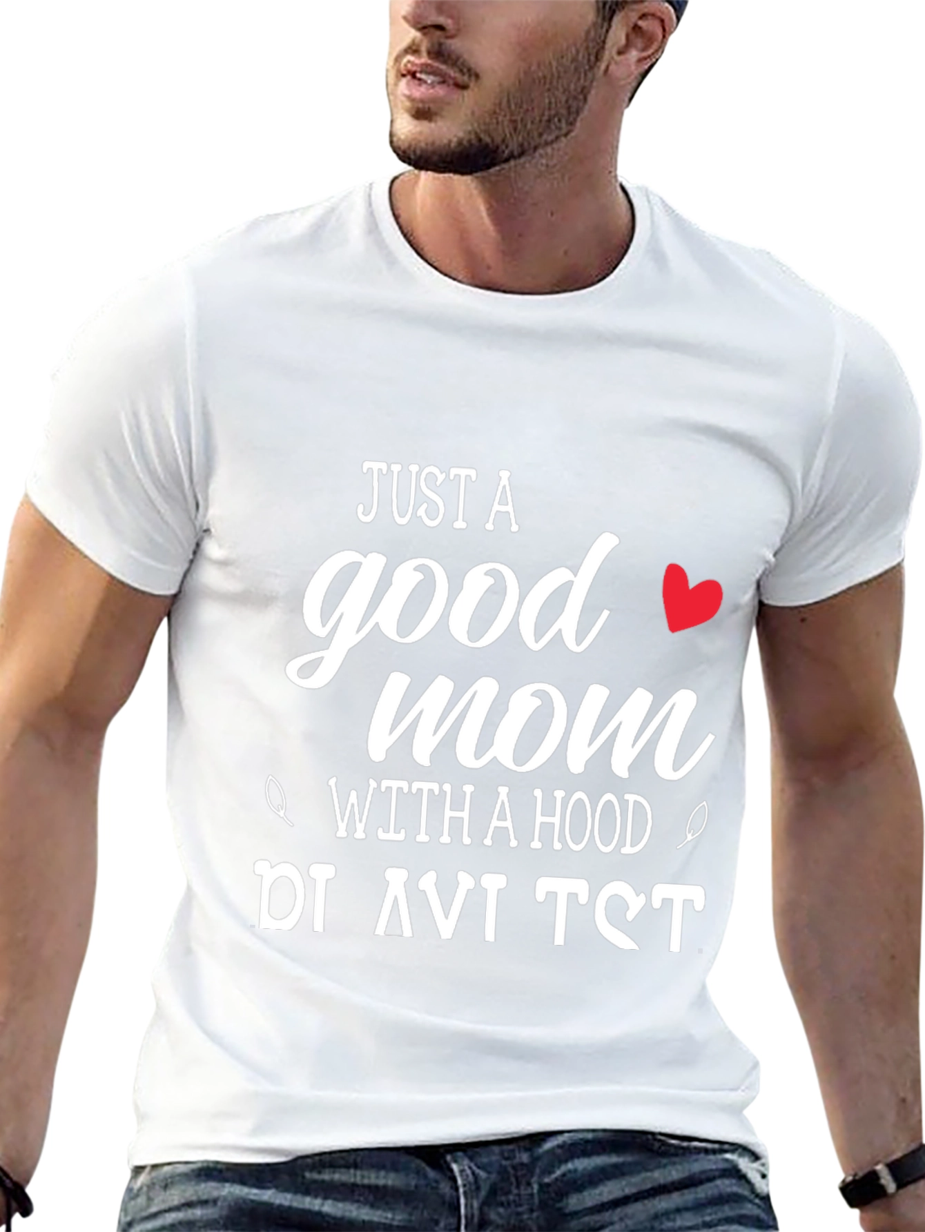 Just A Good Mom T-Shirt - Black