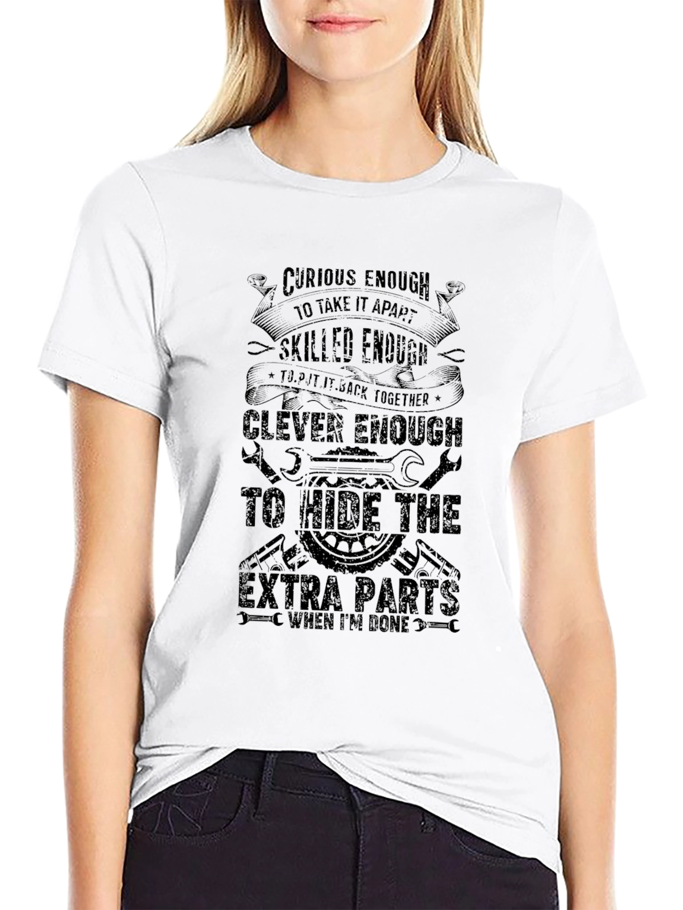Curious Enough Mechanic Humor T-Shirt