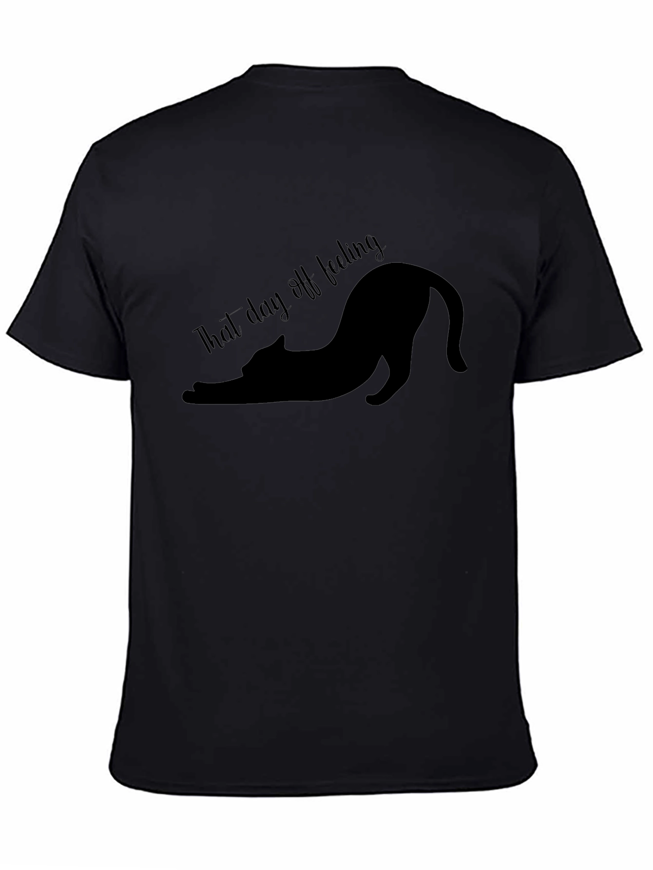 Relaxed Cat Tee - That Day Off Feeling