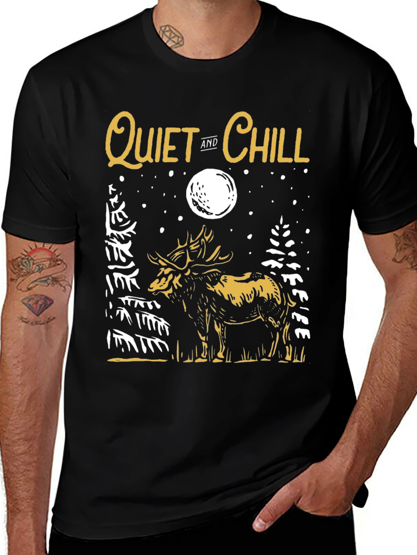 Quiet and Chill Graphic T-Shirt