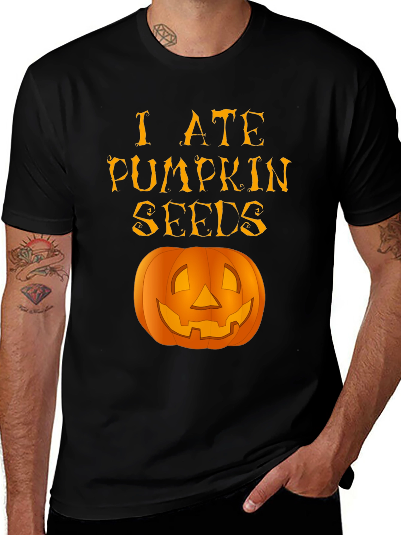 I Ate Pumpkin Seeds Graphic Tee