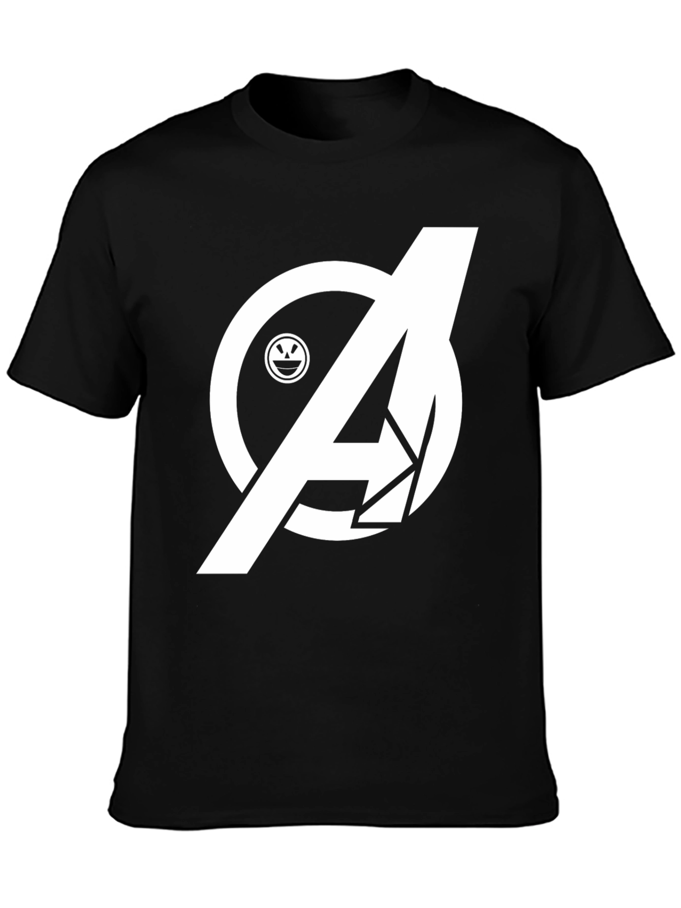 Avengers Smile Black T-Shirt - Heroic Style