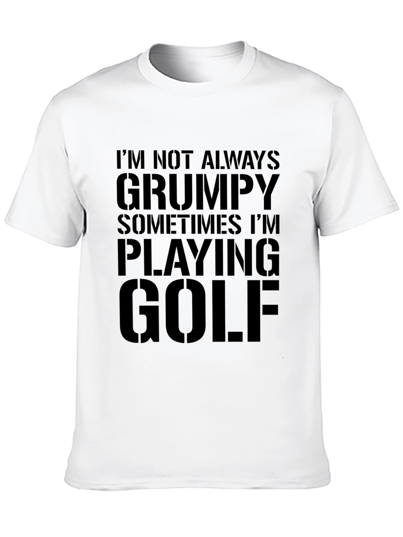 Grumpy Golf Tee - Mens Graphic T-Shirt