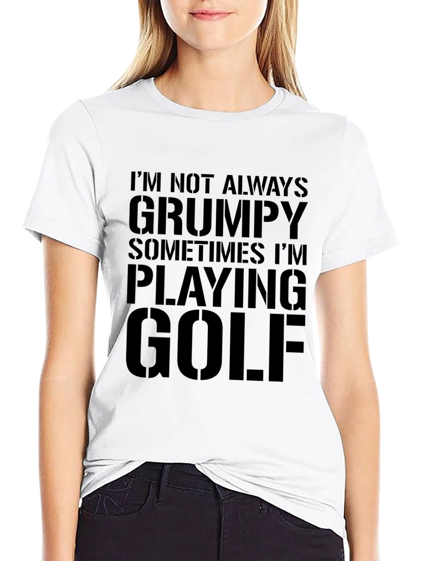 Grumpy Golf Tee - Mens Graphic T-Shirt
