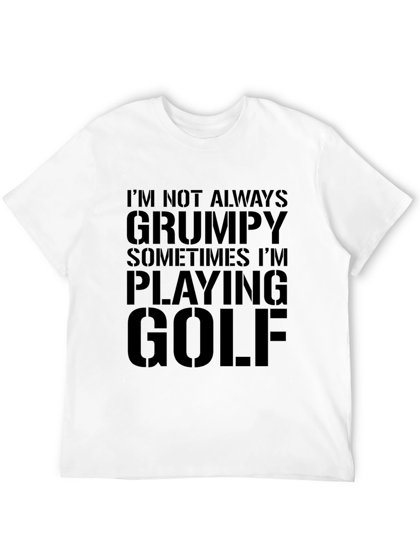 Grumpy Golf Tee - Mens Graphic T-Shirt