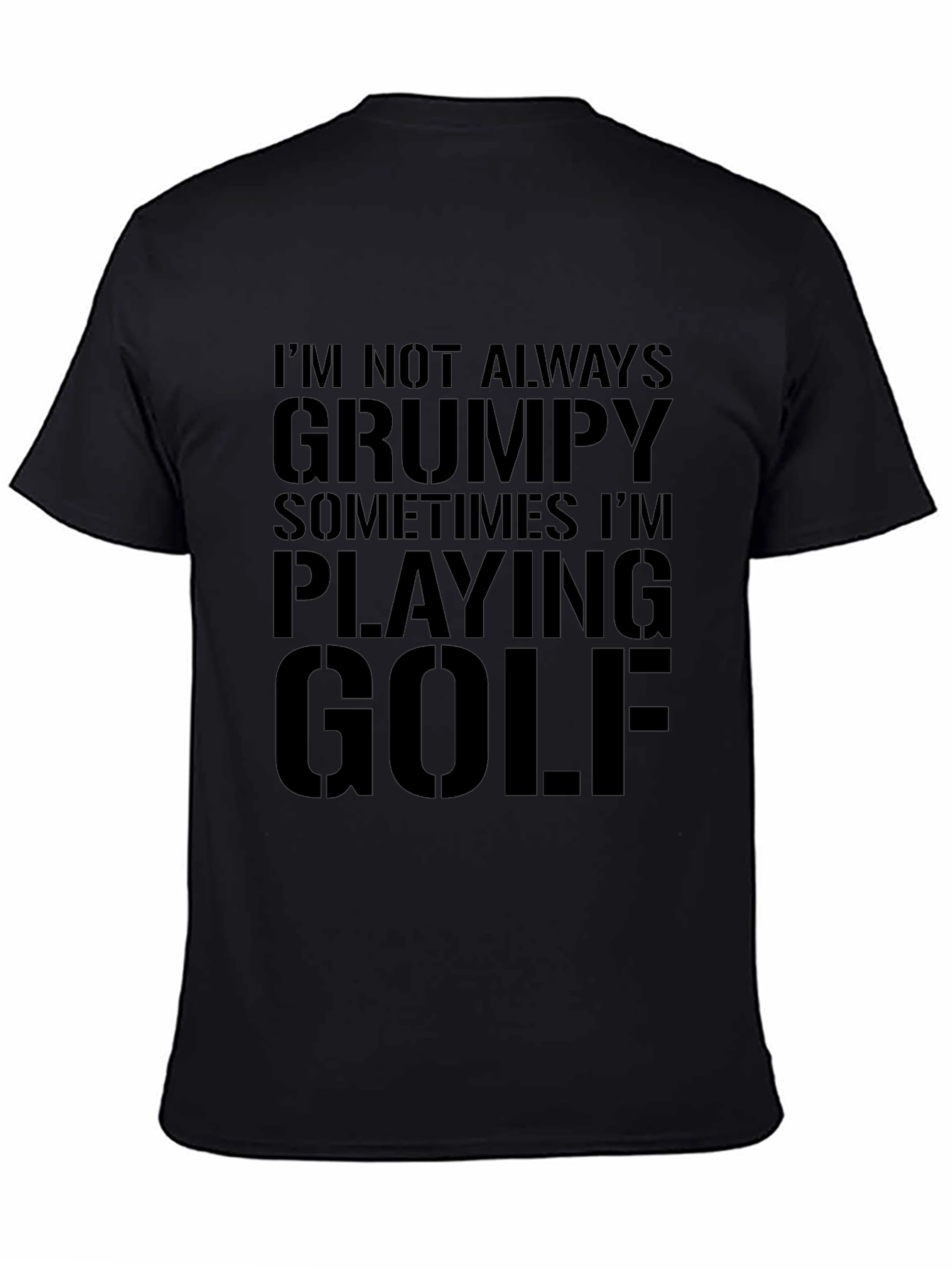 Grumpy Golf Tee - Mens Graphic T-Shirt