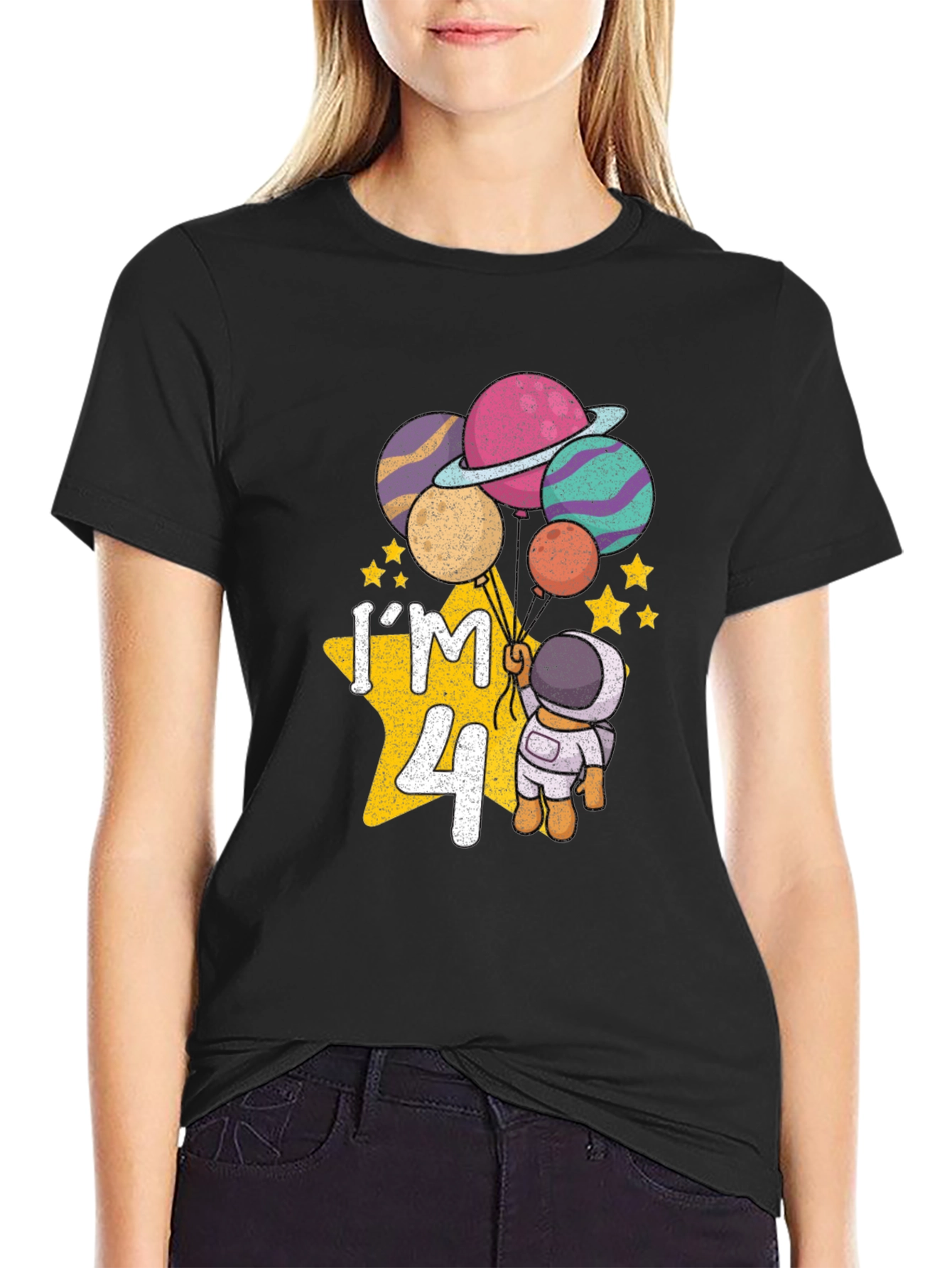 Im 4! Astronaut Birthday T-Shirt