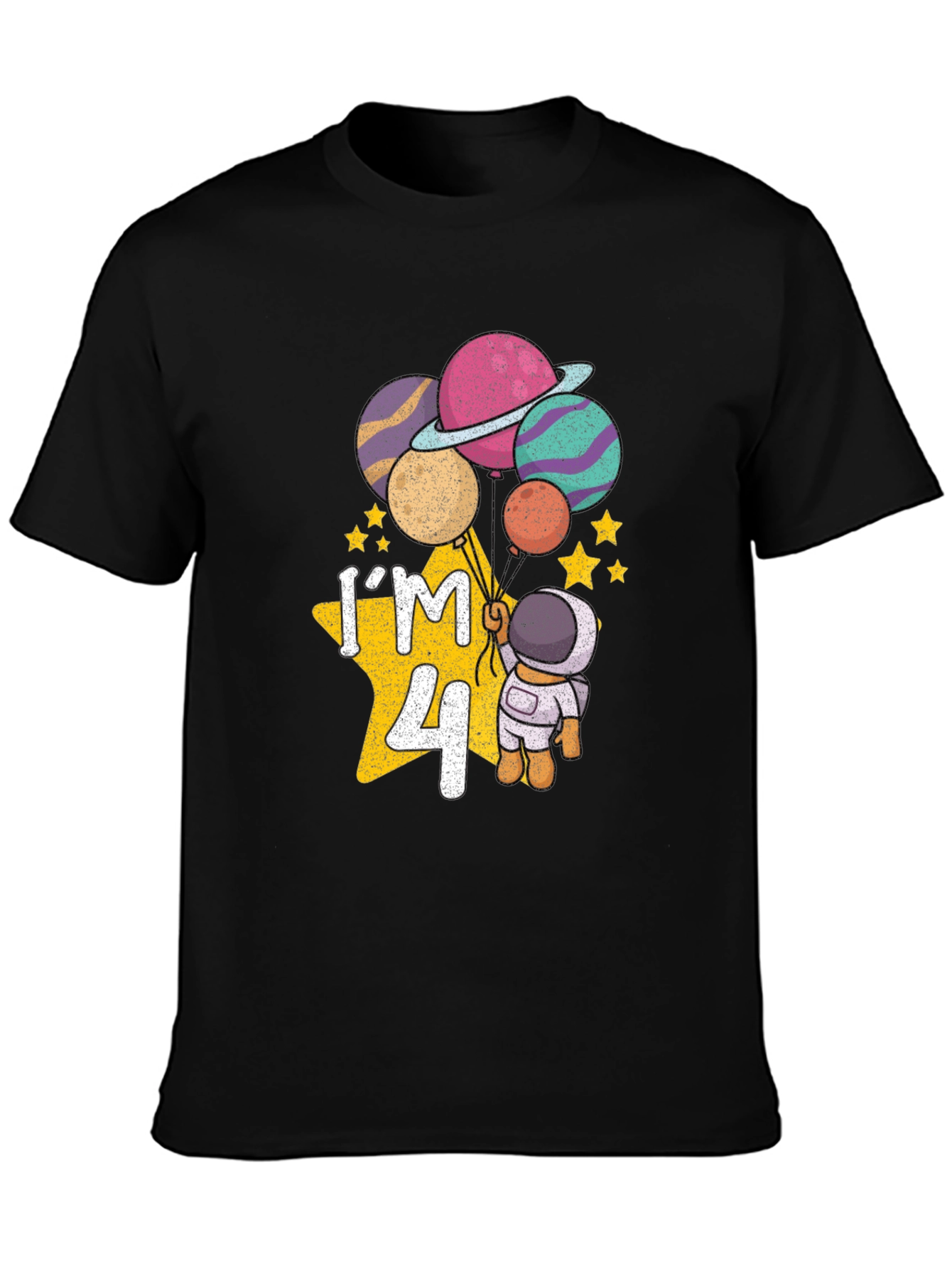 Im 4! Astronaut Birthday T-Shirt