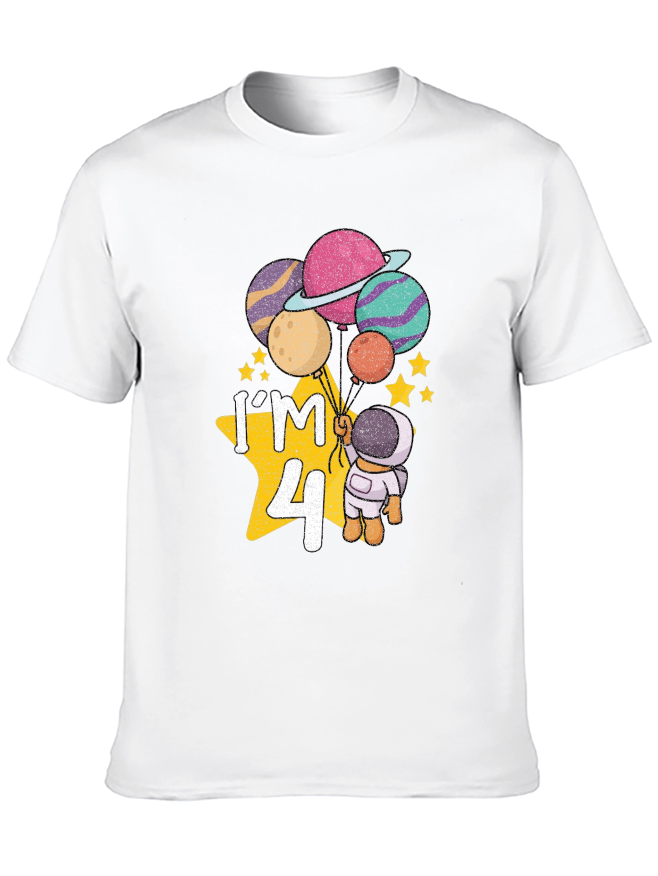 Im 4! Astronaut Birthday T-Shirt
