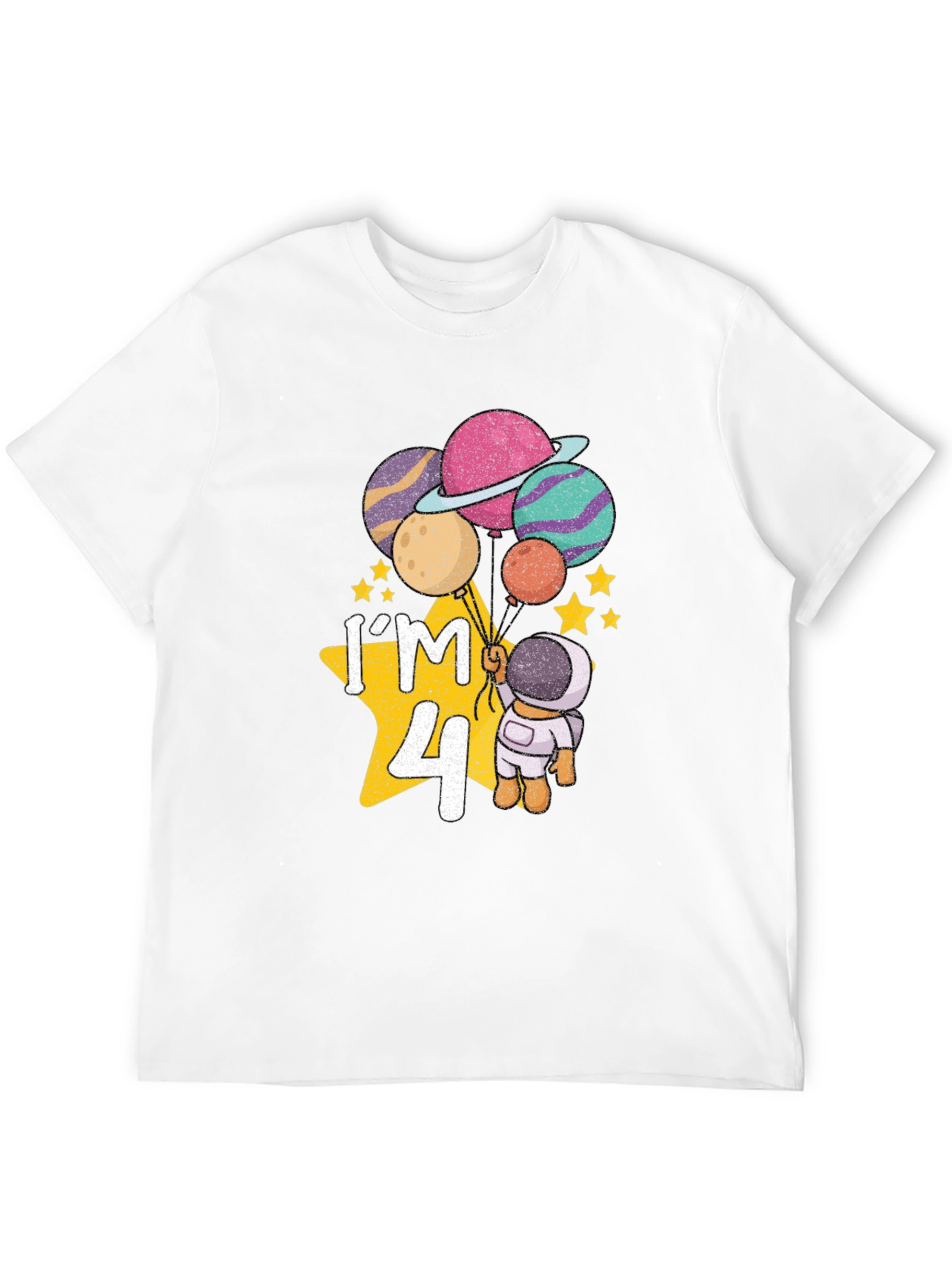 Im 4! Astronaut Birthday T-Shirt