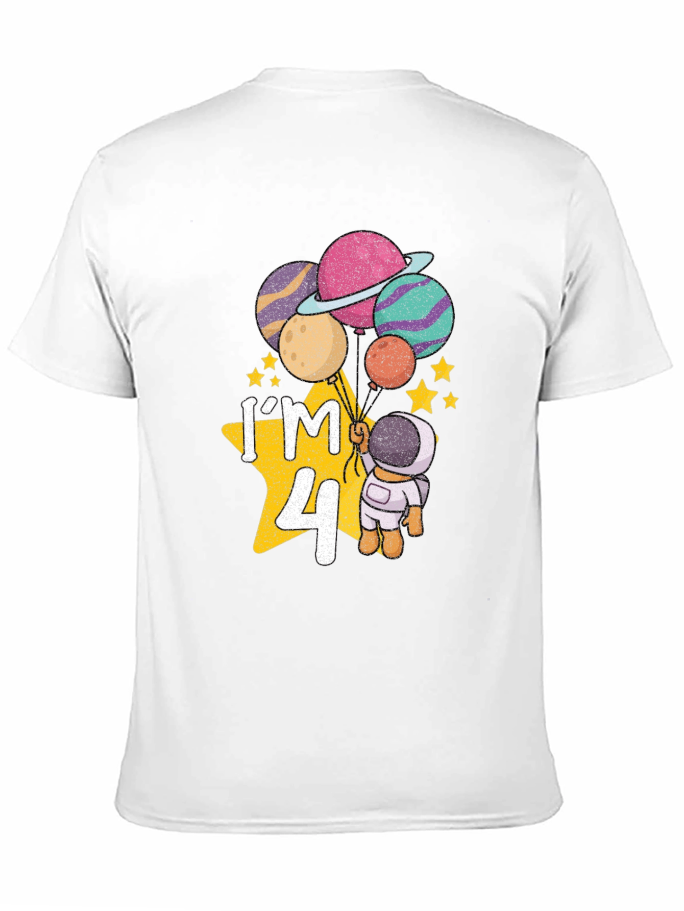 Im 4! Astronaut Birthday T-Shirt