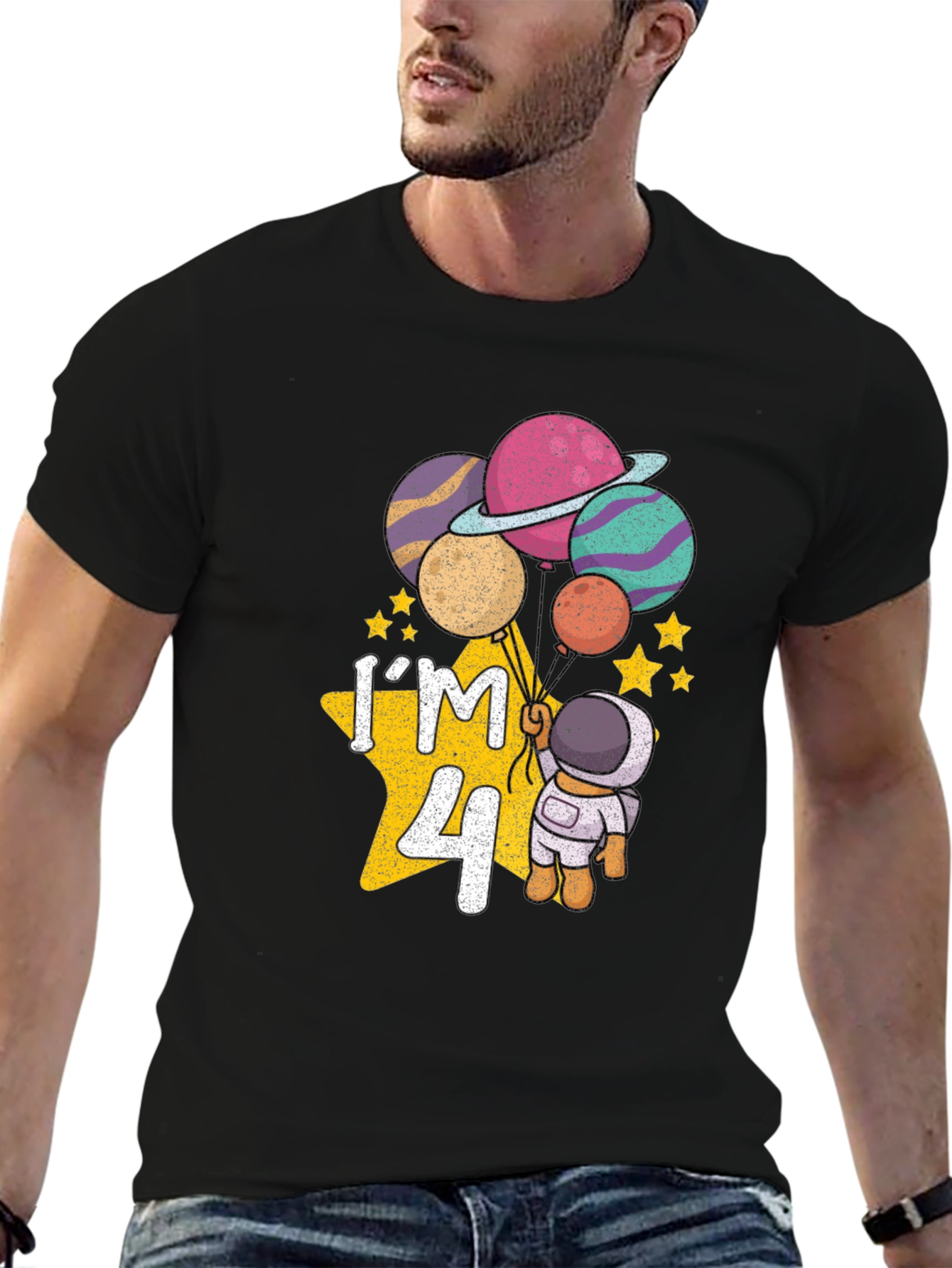 Im 4! Astronaut Birthday T-Shirt