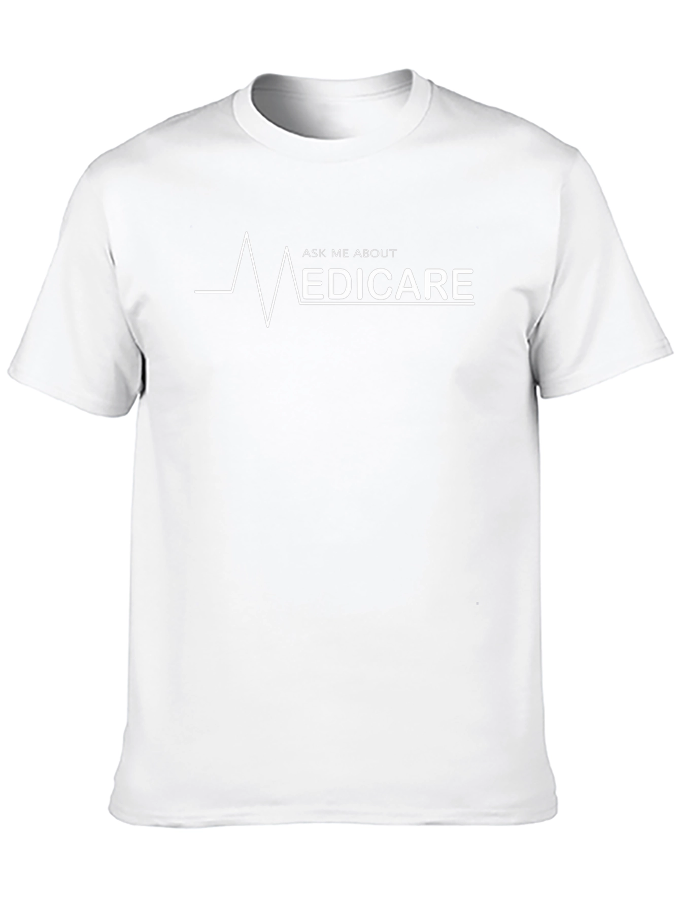 Ask Me About Medicare T-Shirt Funny Black Tee