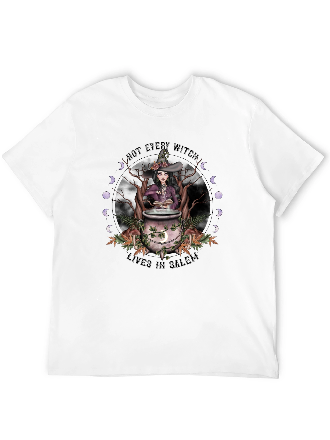 Witch T-Shirt - Not Every Witch Lives in Salem