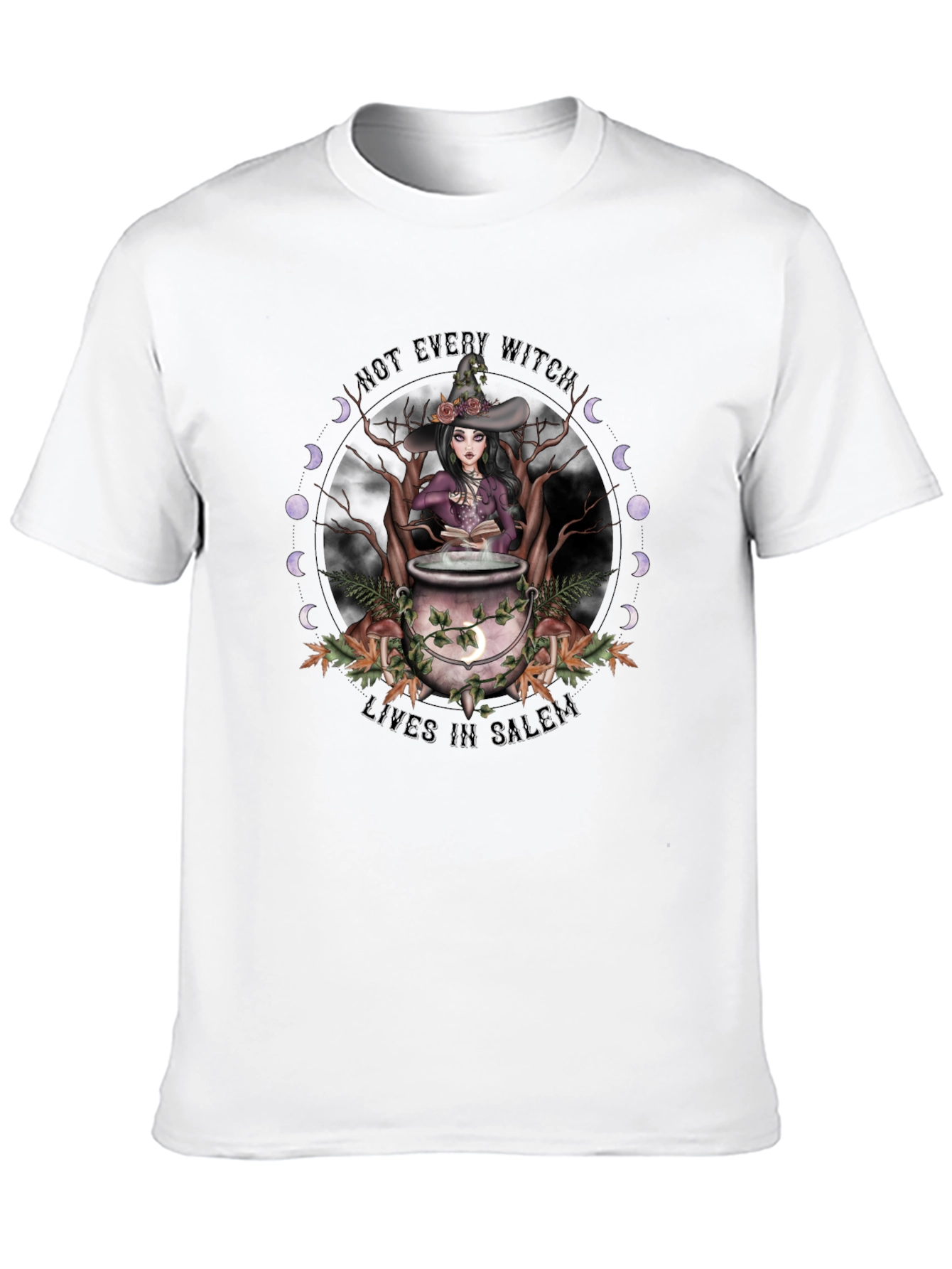 Witch T-Shirt - Not Every Witch Lives in Salem