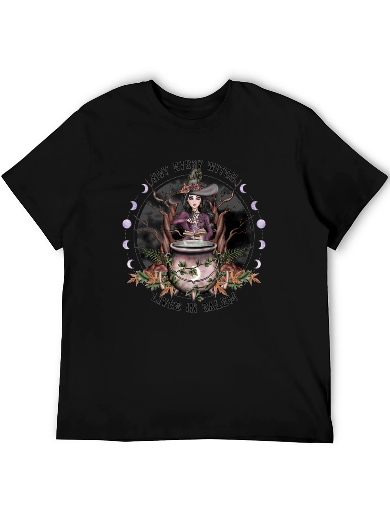 Witch T-Shirt - Not Every Witch Lives in Salem