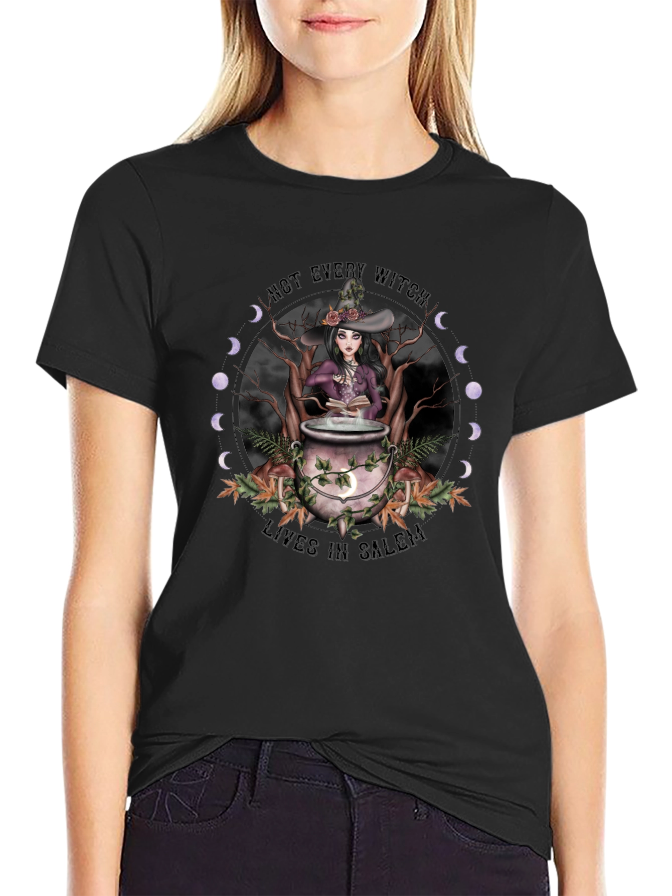 Witch T-Shirt - Not Every Witch Lives in Salem
