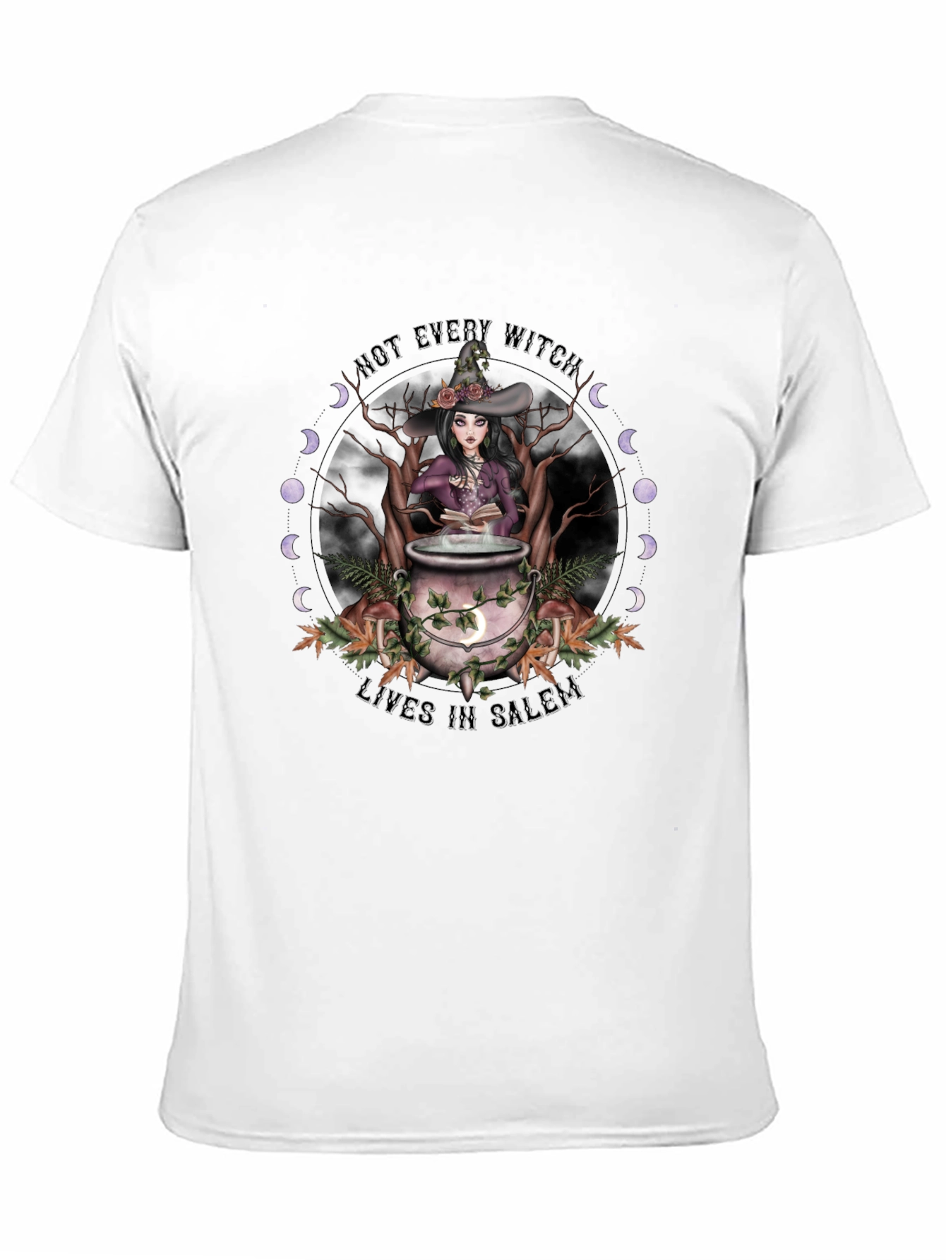 Witch T-Shirt - Not Every Witch Lives in Salem