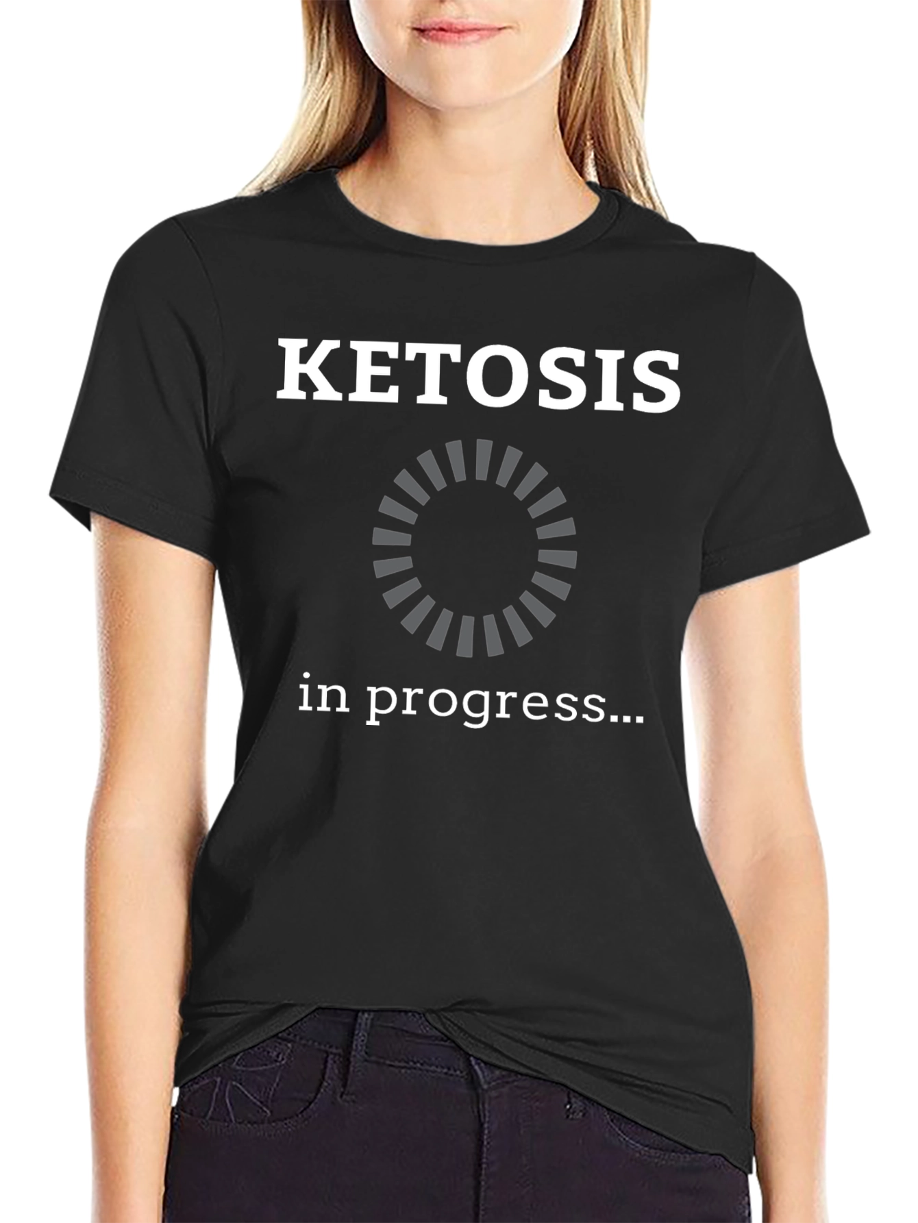 Ketosis In Progress Graphic Tee - Black