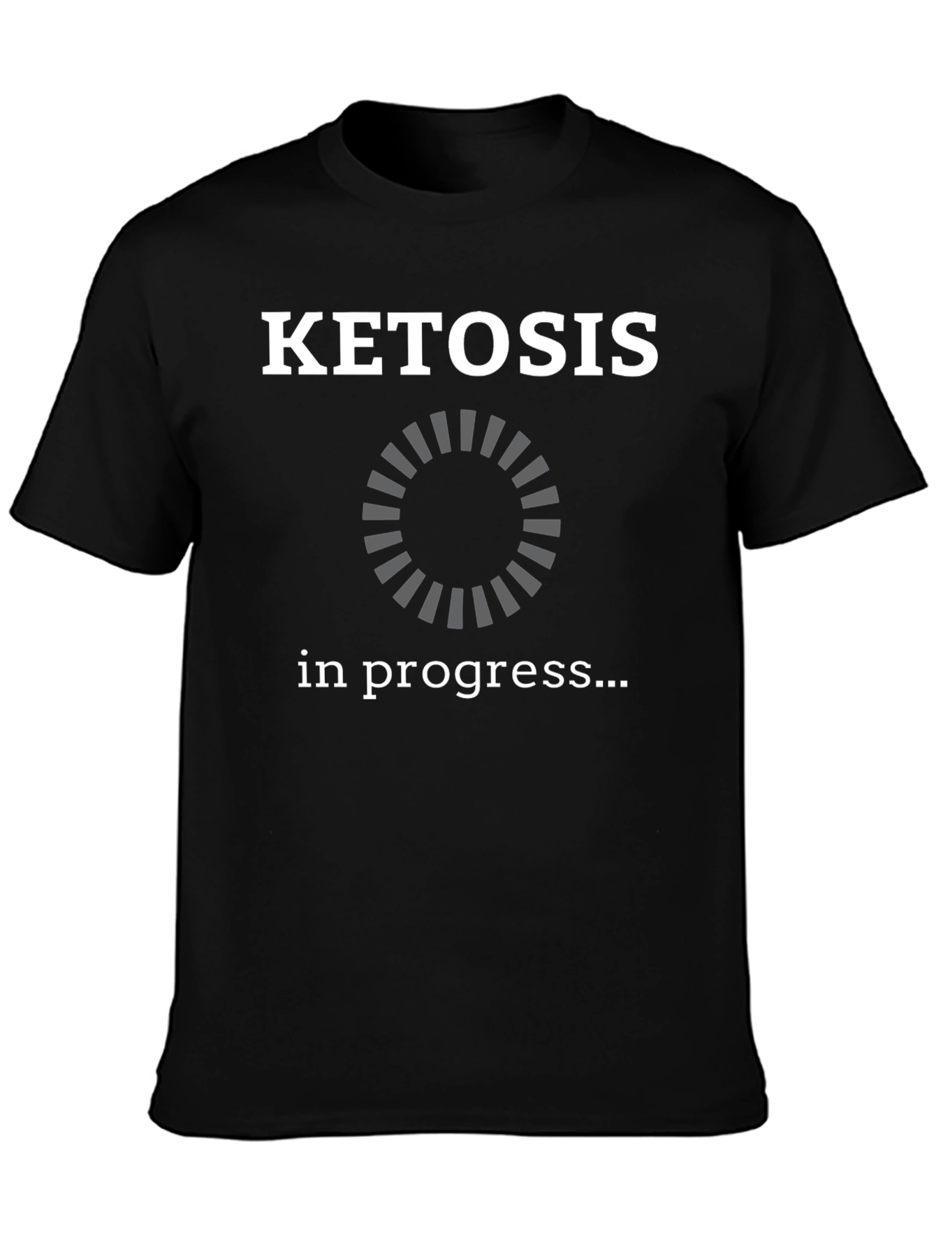 Ketosis In Progress Graphic Tee - Black