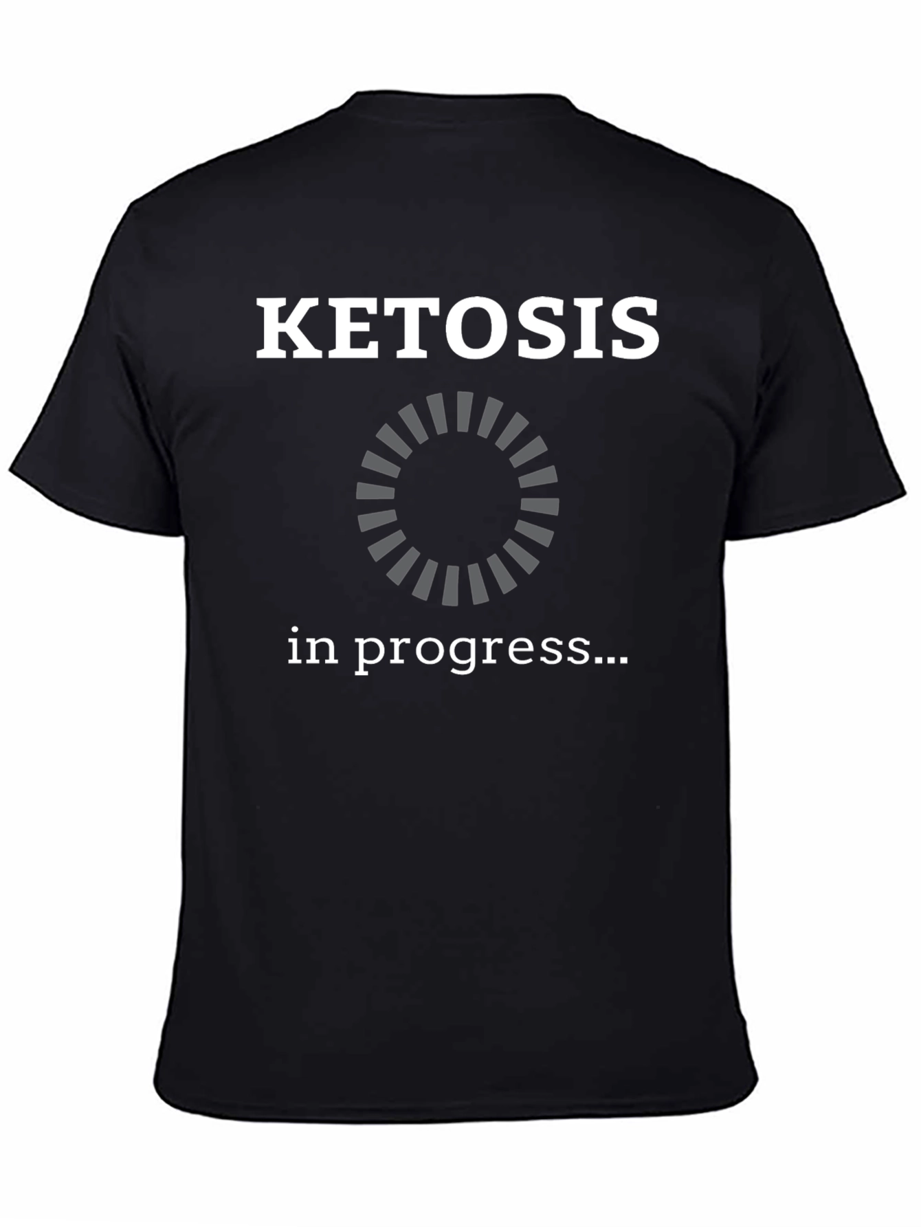 Ketosis In Progress Graphic Tee - Black