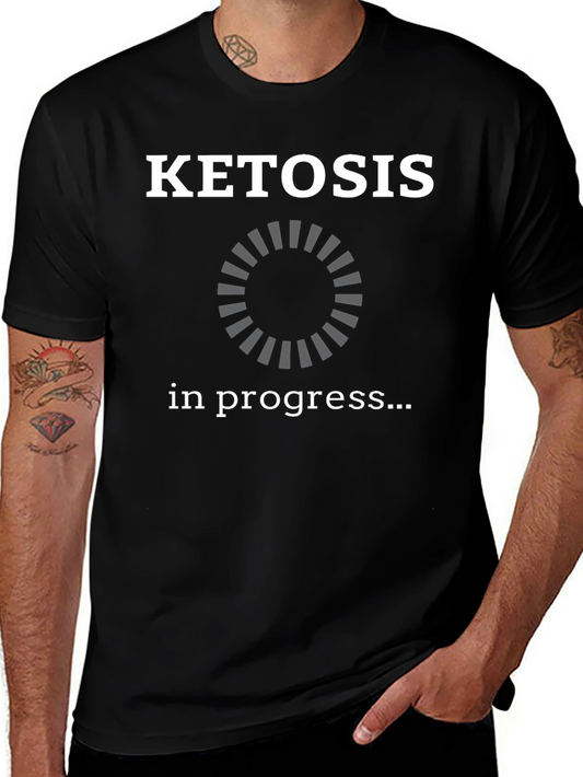 Ketosis In Progress Graphic Tee - Black