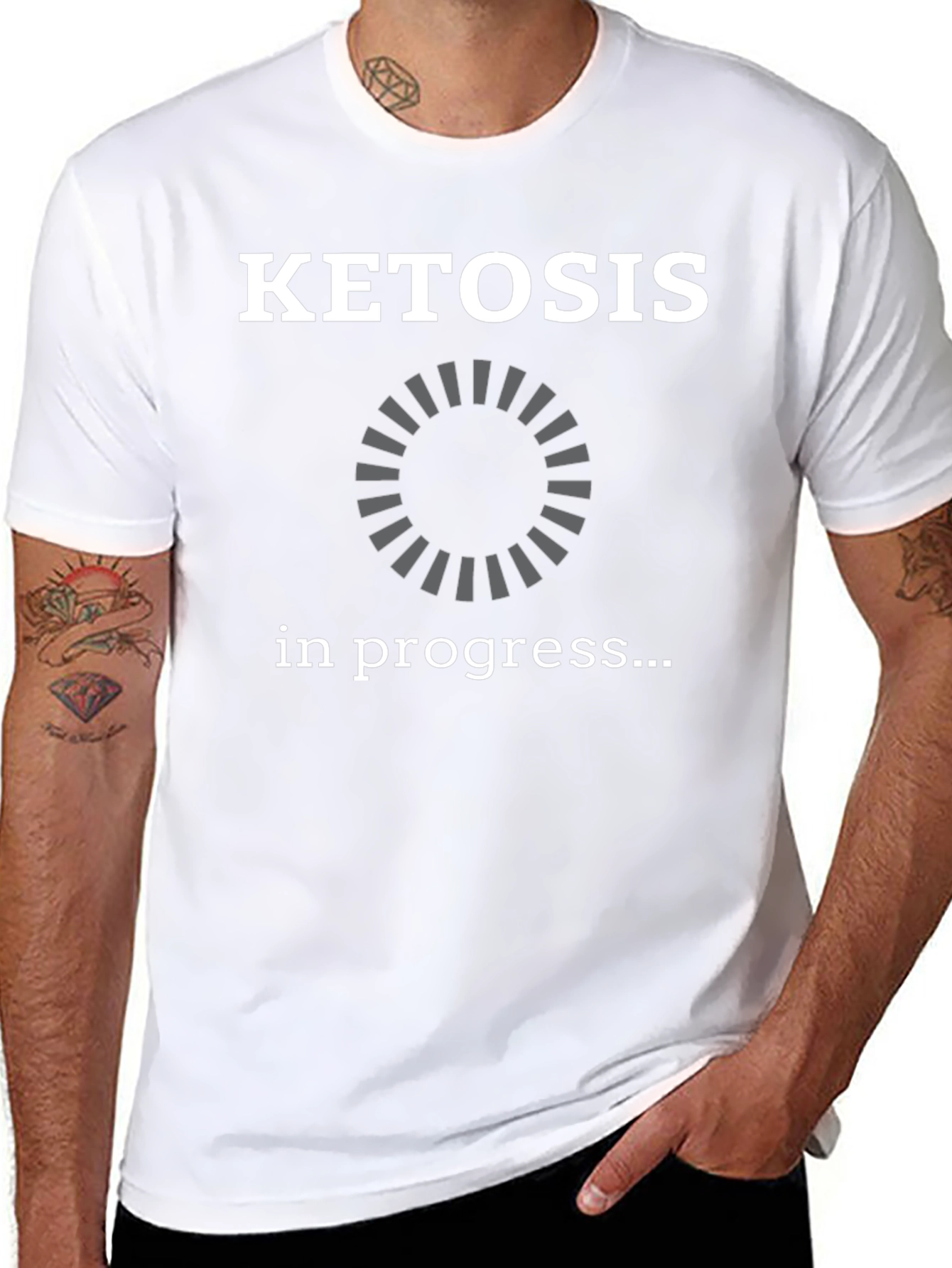 Ketosis In Progress Graphic Tee - Black