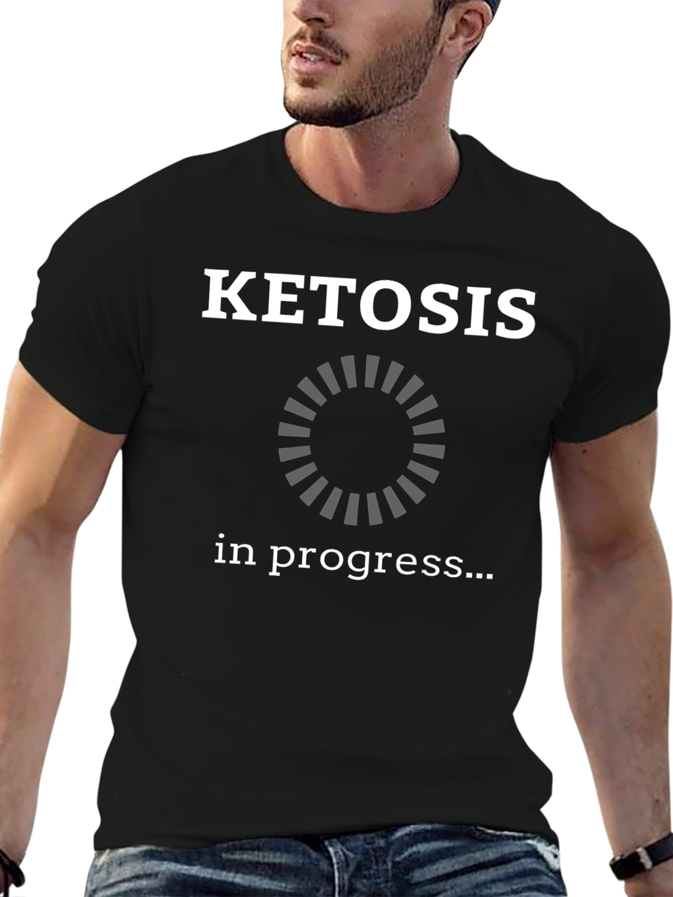 Ketosis In Progress Graphic Tee - Black