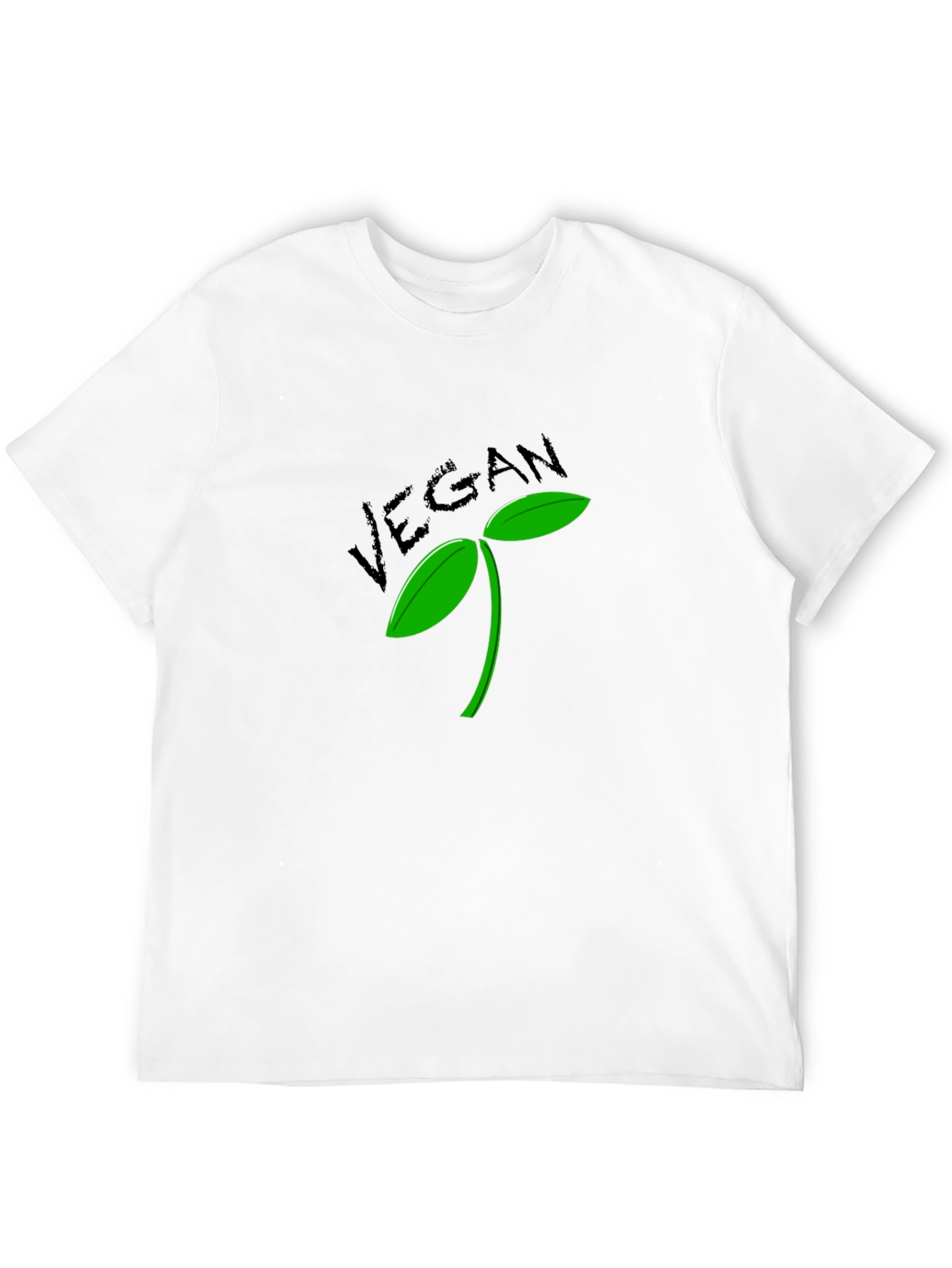 Vegan Sprout T-Shirt - Black Graphic Tee