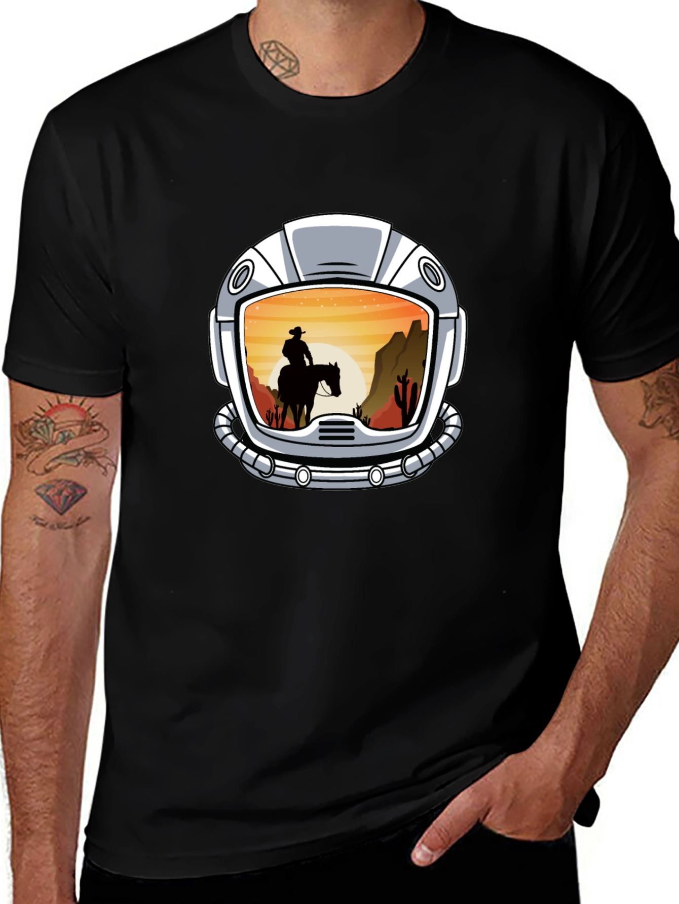 Cowboy Astronaut T-Shirt: Space Western Tee