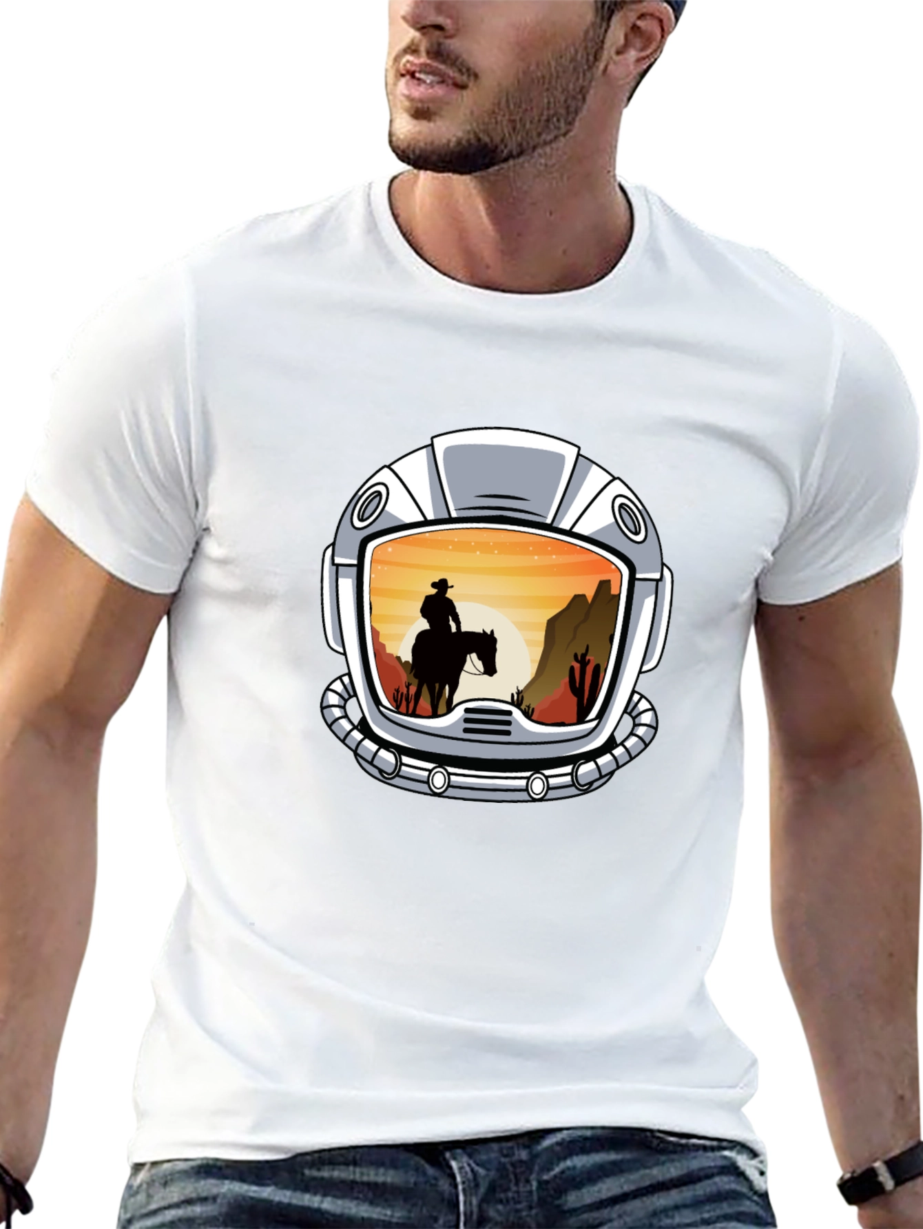 Cowboy Astronaut T-Shirt: Space Western Tee