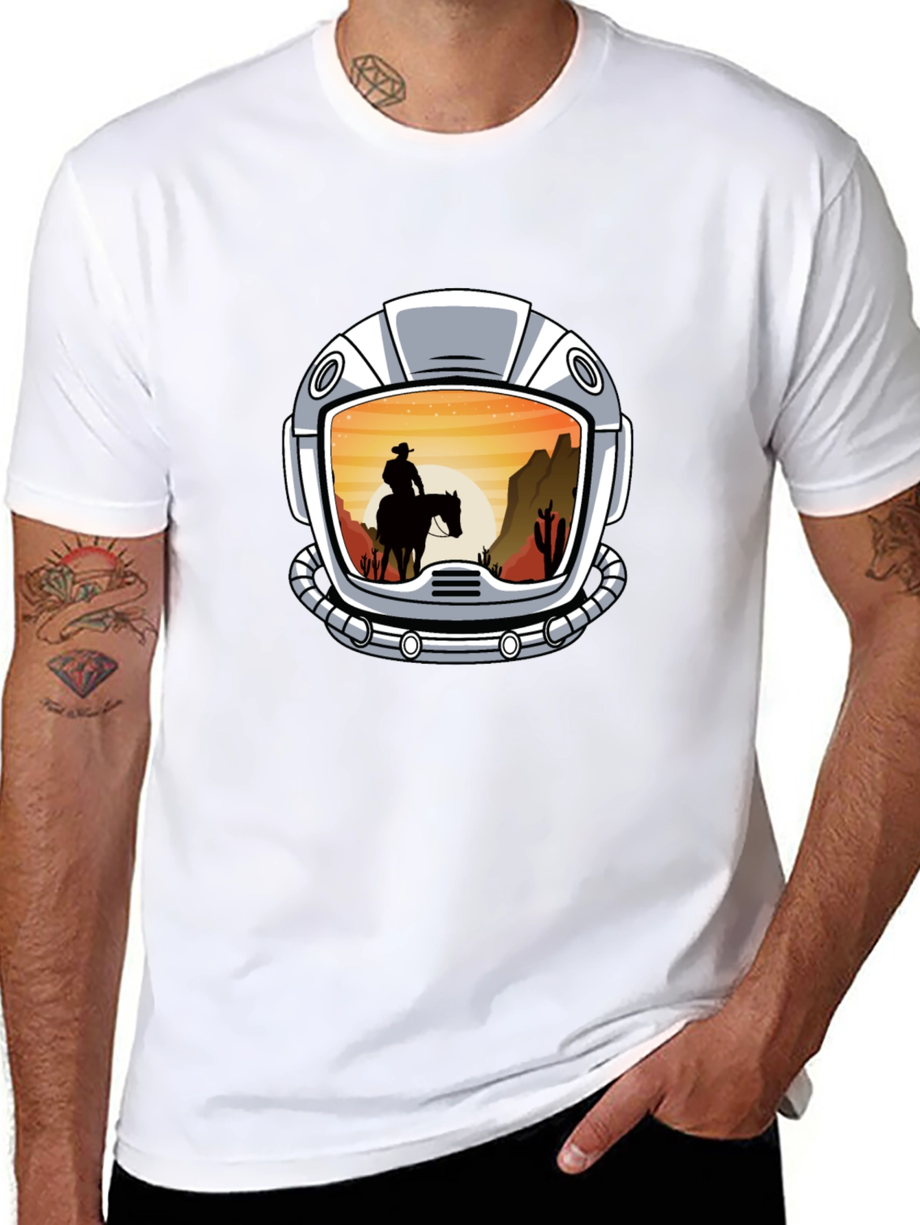 Cowboy Astronaut T-Shirt: Space Western Tee