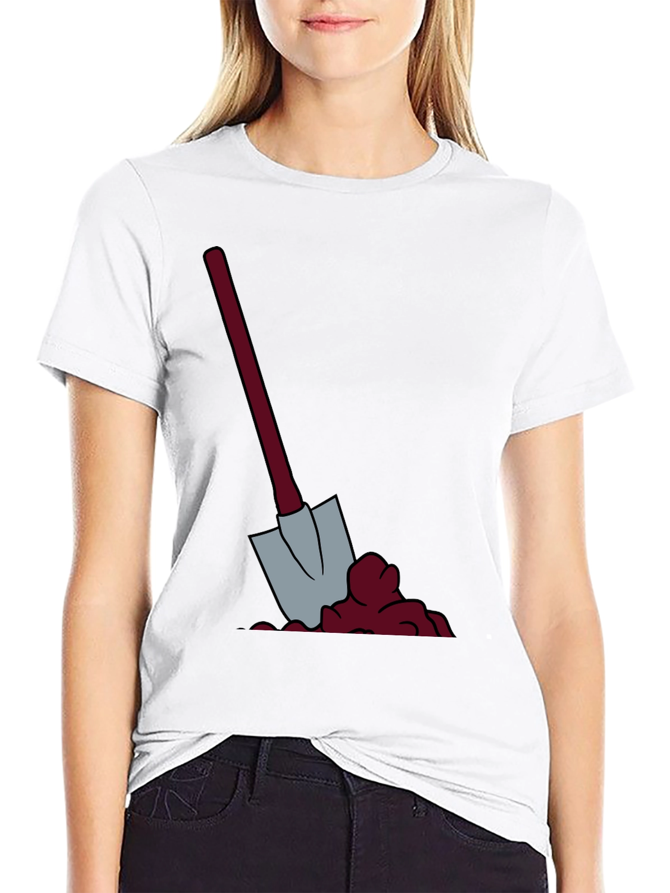 Shovel Graphic Tee - Dig Into Style!