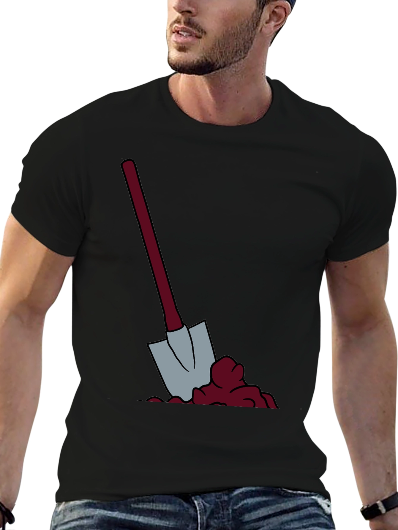 Shovel Graphic Tee - Dig Into Style!
